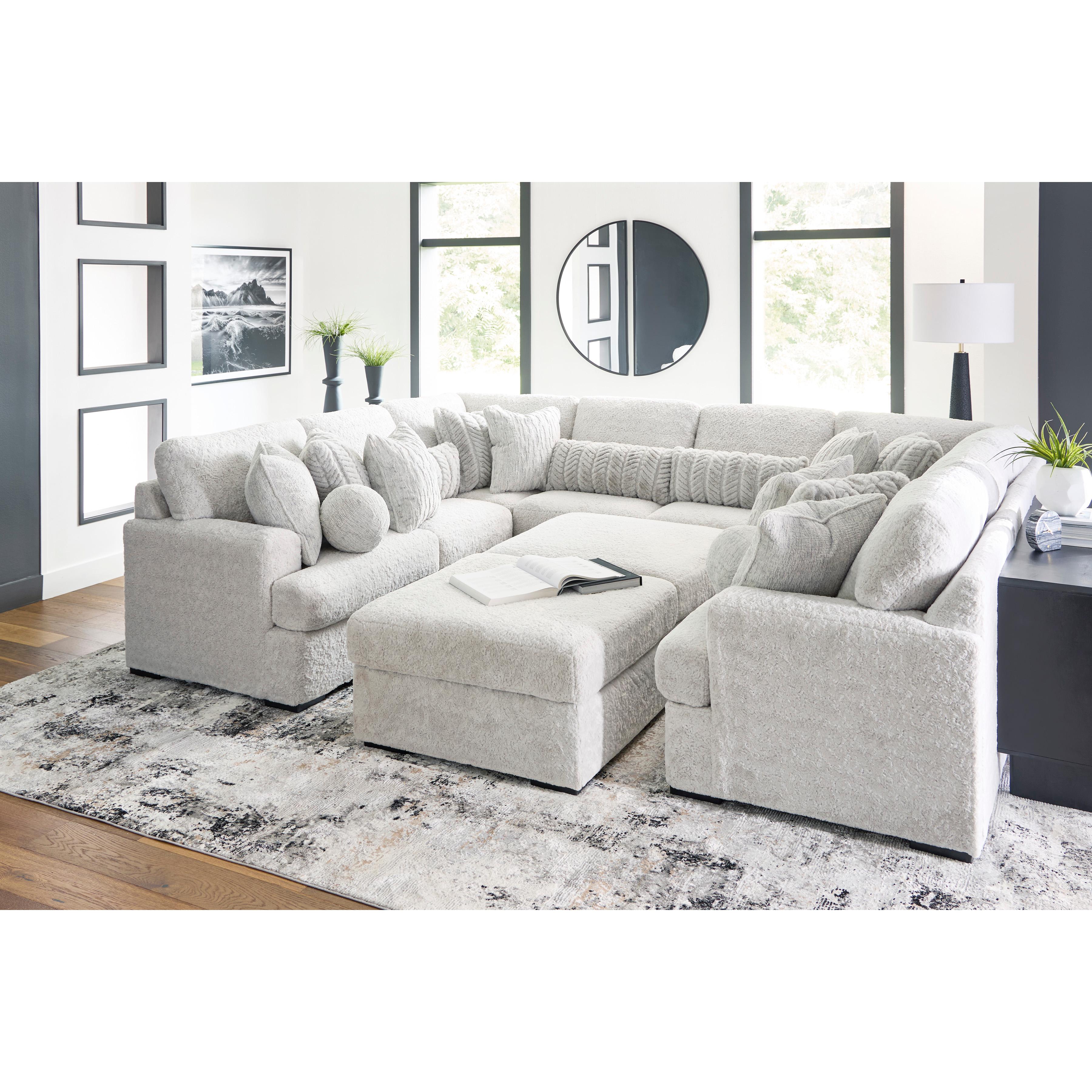 Signature Design by Ashley Cuddle Plush PC59106S10 10 pc Sectional IMAGE 2