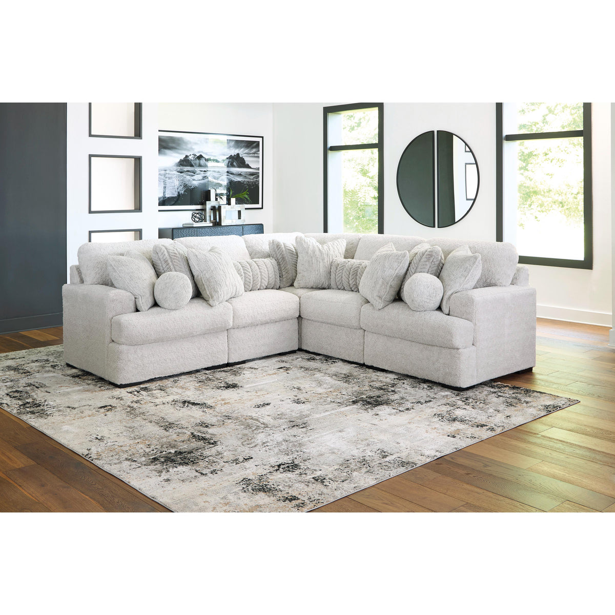 Signature Design by Ashley Cuddle Plush PC59106S2 5 pc Sectional IMAGE 4