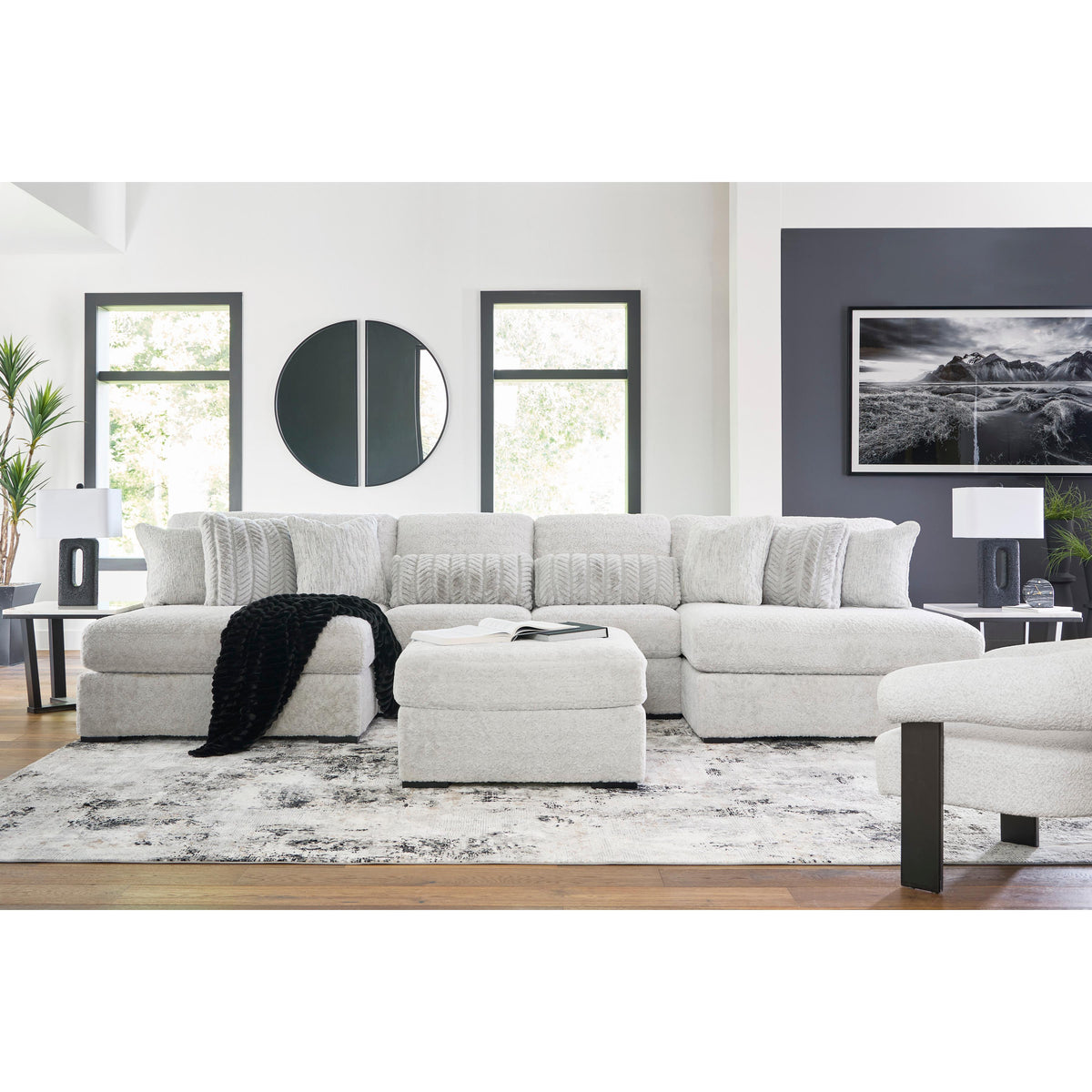 Signature Design by Ashley Cuddle Plush PC59106S4 4 pc Sectional with Chaise IMAGE 7