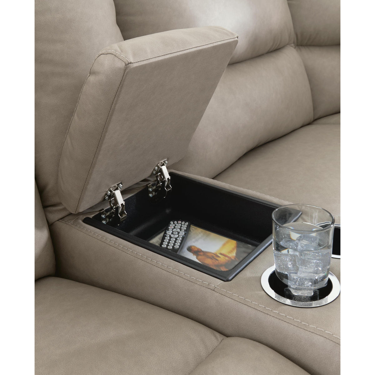 Signature Design by Ashley Narwhal Place PC99201S14 5 pc Power Reclining Sectional IMAGE 4