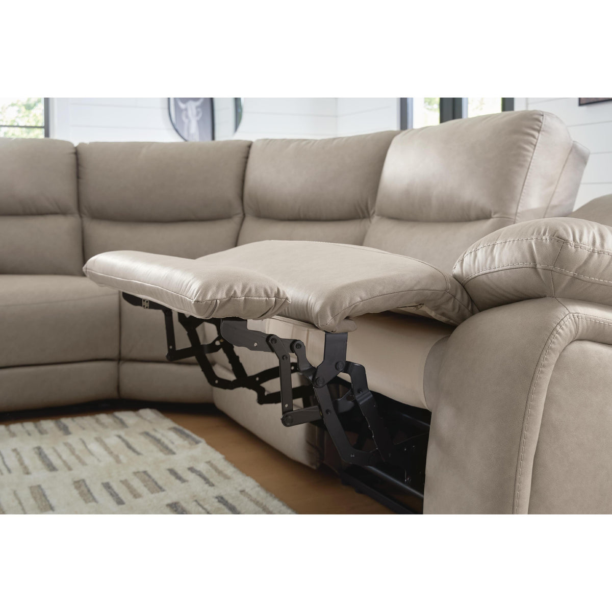 Signature Design by Ashley Narwhal Place PC99201S34 7 pc Reclining Sectional with Storage Consoles IMAGE 2