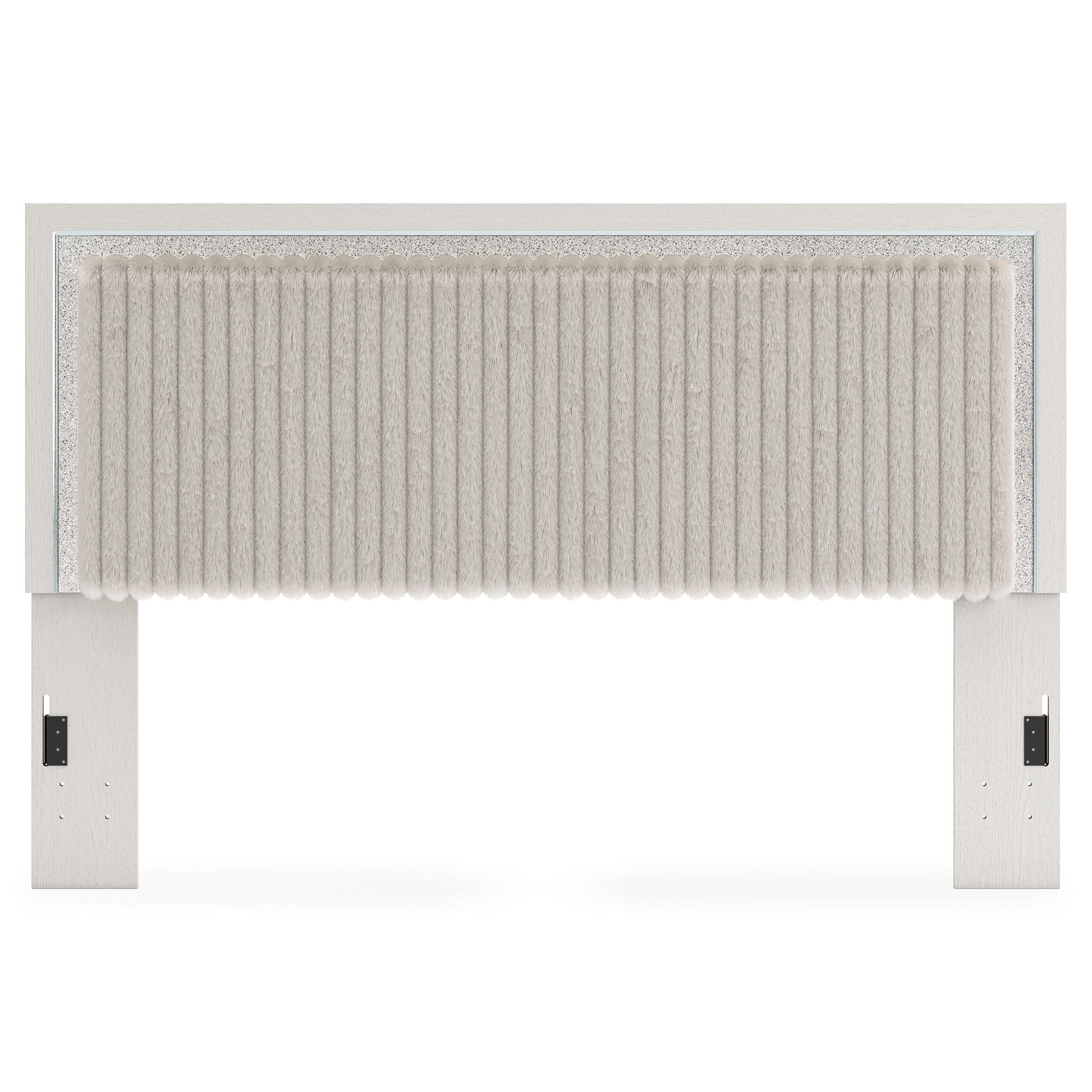 Signature Design by Ashley Zuraleus PCB3381-57 Queen Upholstered Panel Headboard IMAGE 2