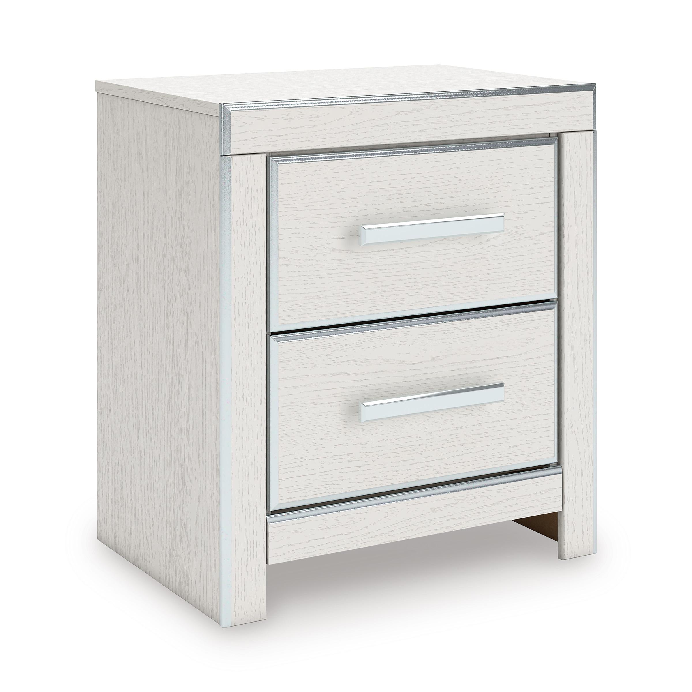 Signature Design by Ashley Zuraleus PCB3381-92 Two Drawer Night Stand IMAGE 1
