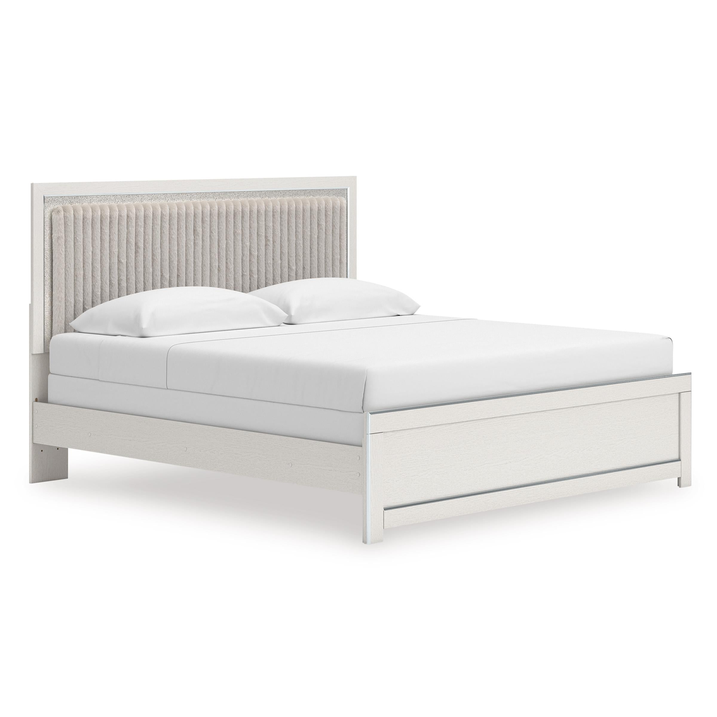 Signature Design by Ashley Zuraleus PCB3381B10 King Upholstered Panel Bed IMAGE 1