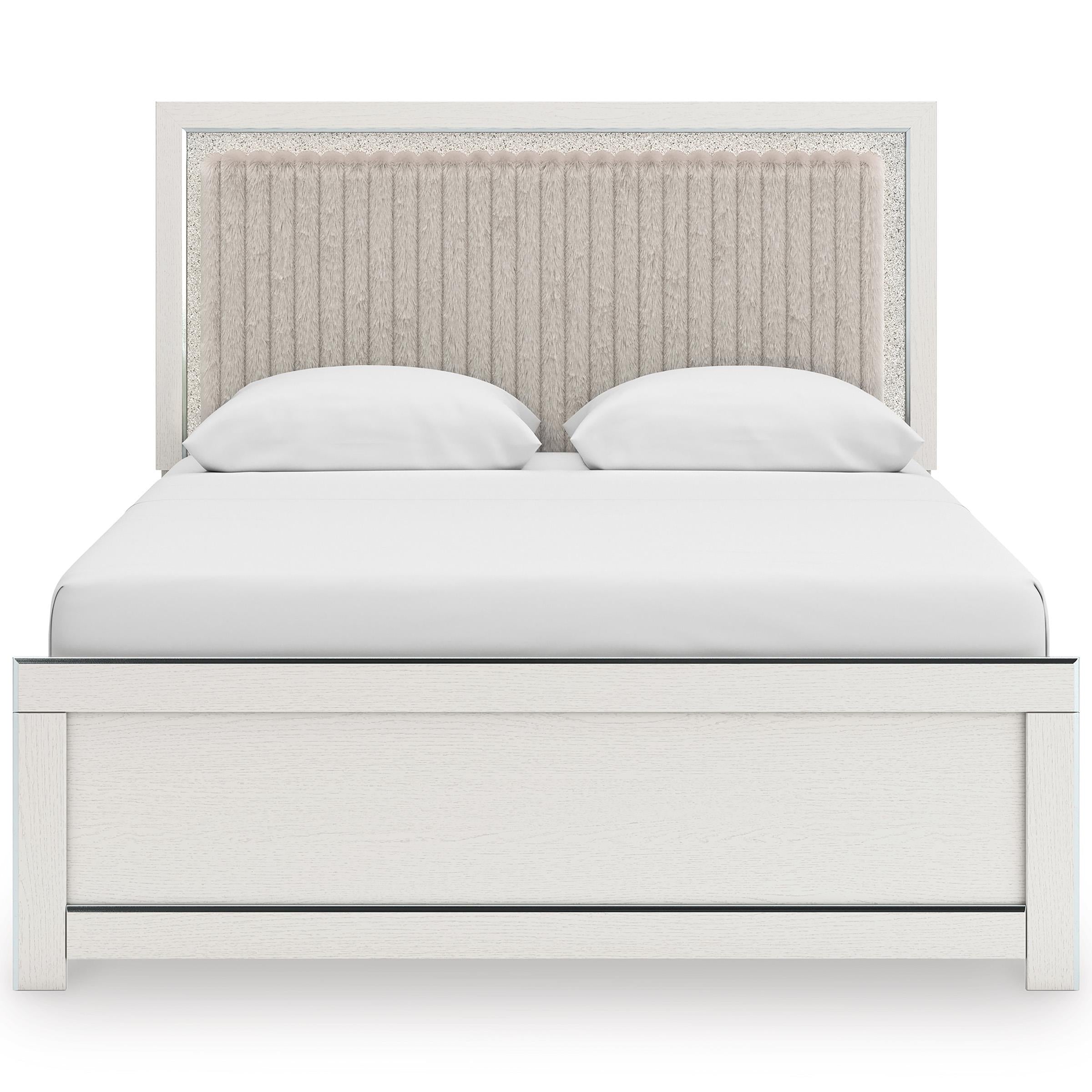 Signature Design by Ashley Zuraleus PCB3381B2 Queen Upholstered Panel Bed IMAGE 2