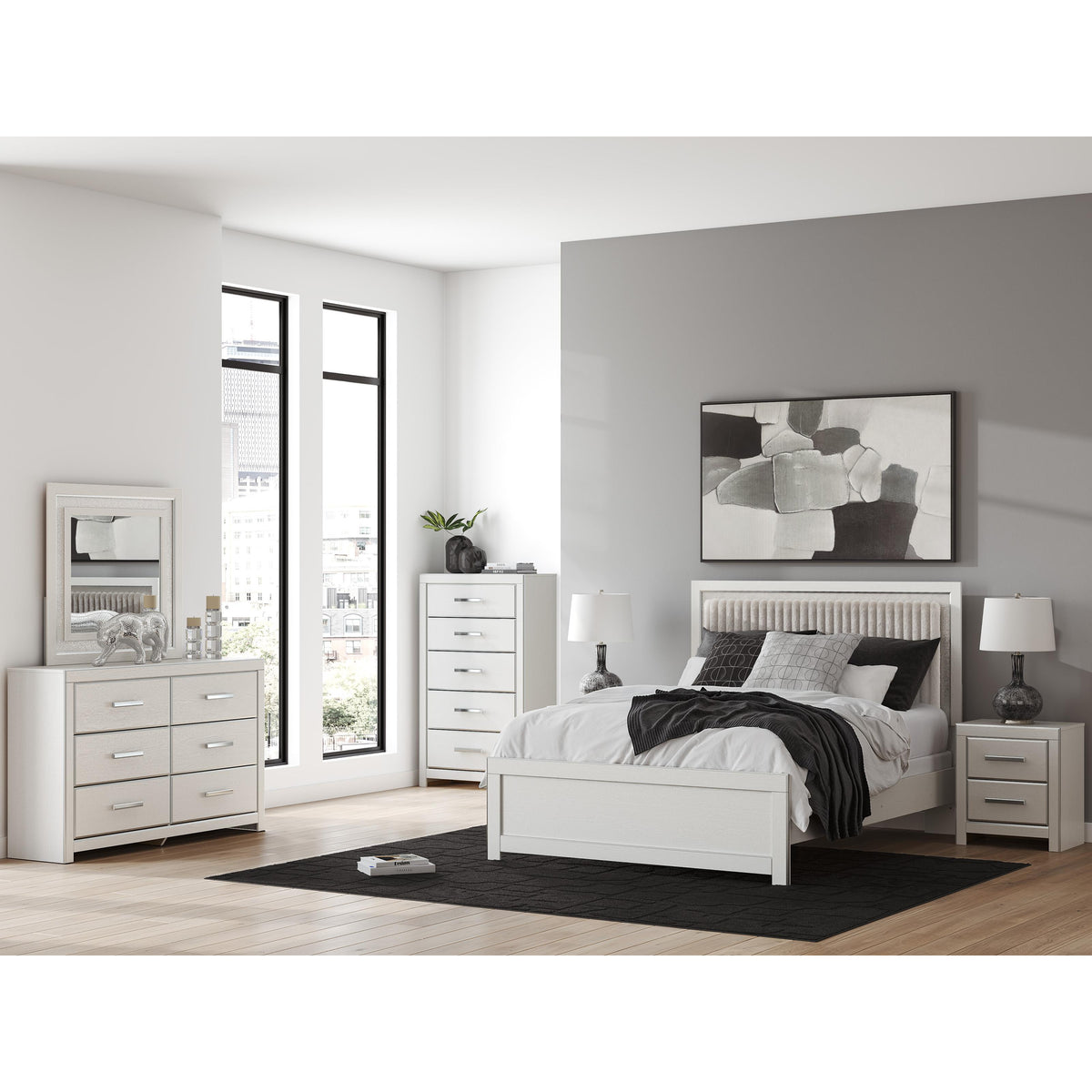 Signature Design by Ashley Zuraleus PCB3381B6 Queen Upholstered Panel Bed IMAGE 6