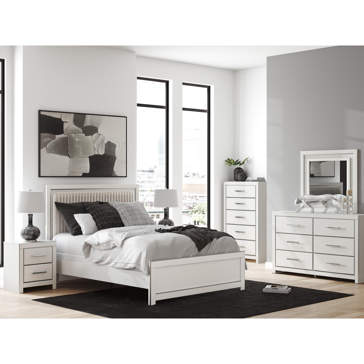 Signature Design by Ashley Zuraleus PCB3381B6 Queen Upholstered Panel Bed IMAGE 7