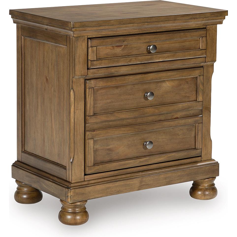 Signature Design by Ashley Feddinger PCB779-92 Two Drawer Night Stand IMAGE 1