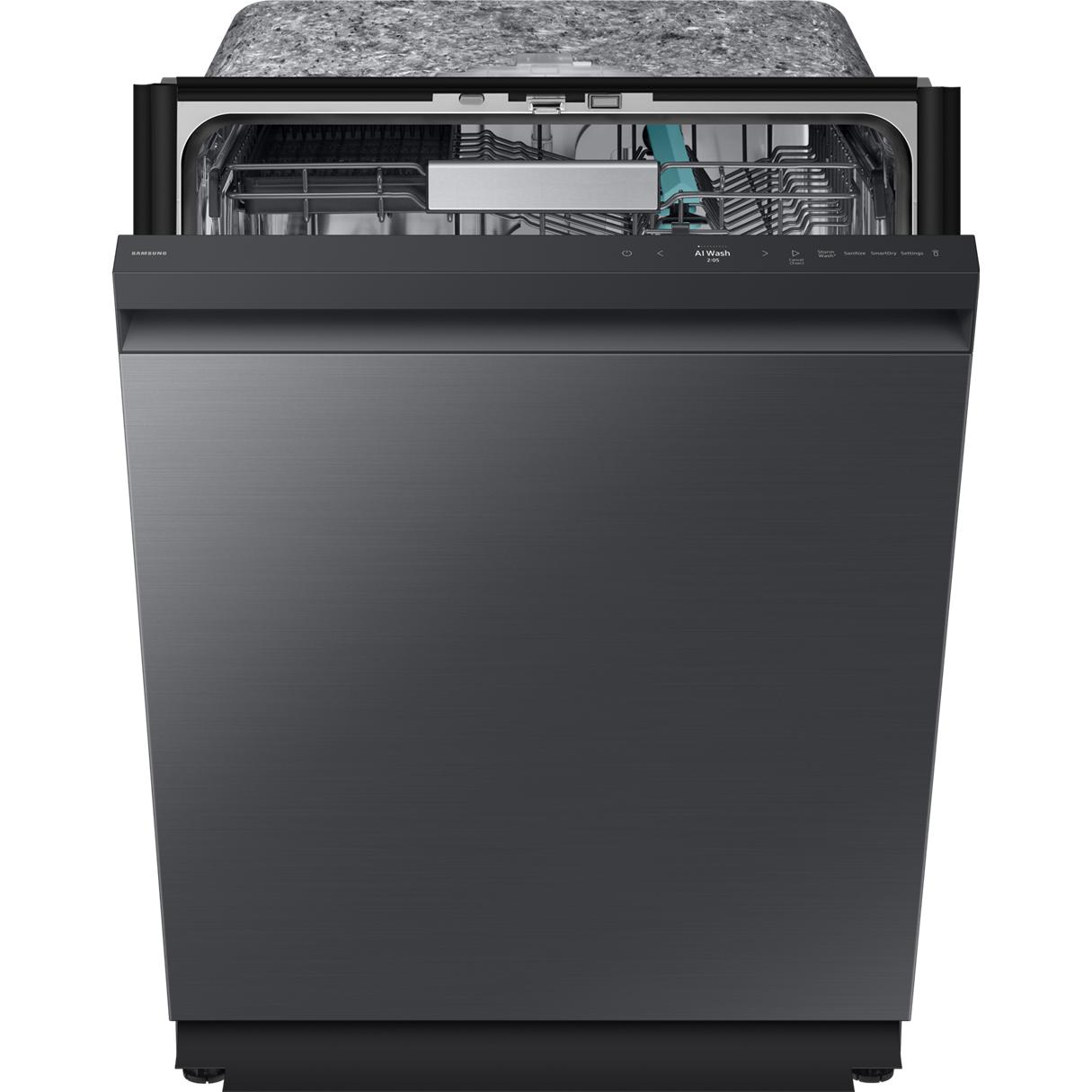 Samsung Bespoke Built-In Dishwasher with Third Rack and AI Wash DW90F89T0UMTAA IMAGE 4