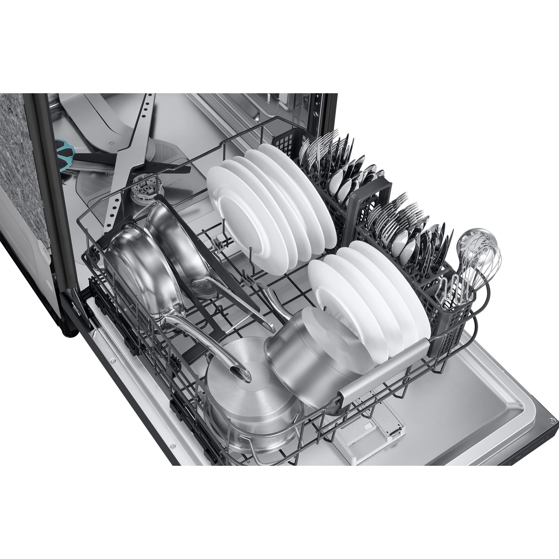 Samsung Bespoke Built-In Dishwasher with Third Rack and AI Wash DW90F89T0UMTAA IMAGE 9