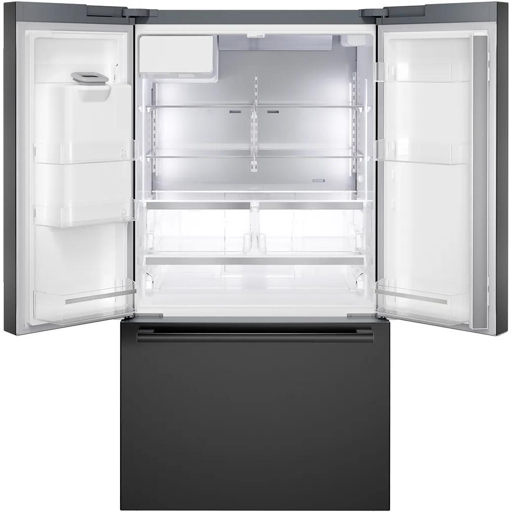 Bosch 36-inch, 21.6 cu. ft. Counter-Depth French 3-Door Refrigerator with Water and Ice Dispensing System B36CD52SNB IMAGE 2