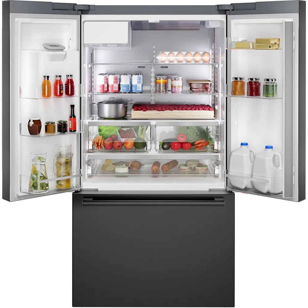 Bosch 36-inch, 21.6 cu. ft. Counter-Depth French 3-Door Refrigerator with Water and Ice Dispensing System B36CD52SNB IMAGE 3