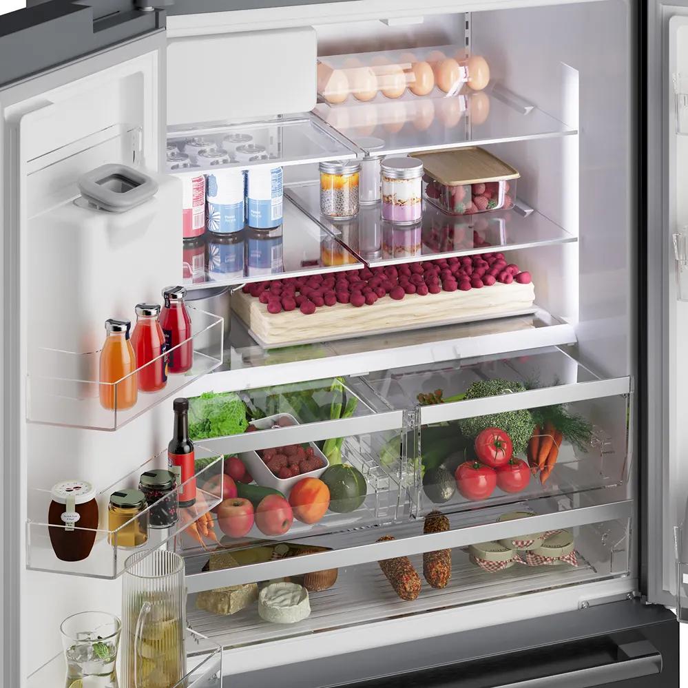 Bosch 36-inch, 21.6 cu. ft. Counter-Depth French 3-Door Refrigerator with Water and Ice Dispensing System B36CD52SNB IMAGE 8