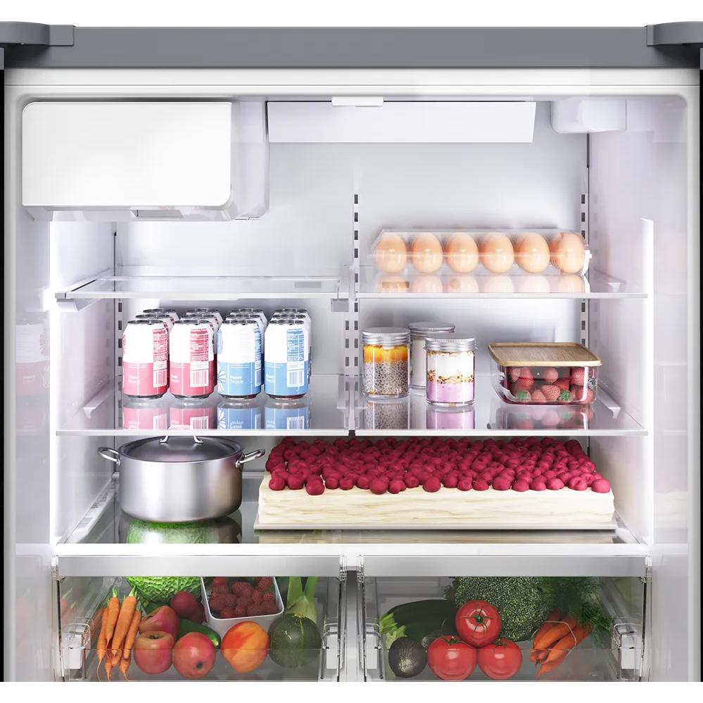 Bosch 36-inch, 21.6 cu. ft. Counter-Depth French 3-Door Refrigerator with Water and Ice Dispensing System B36CD52SNB IMAGE 9