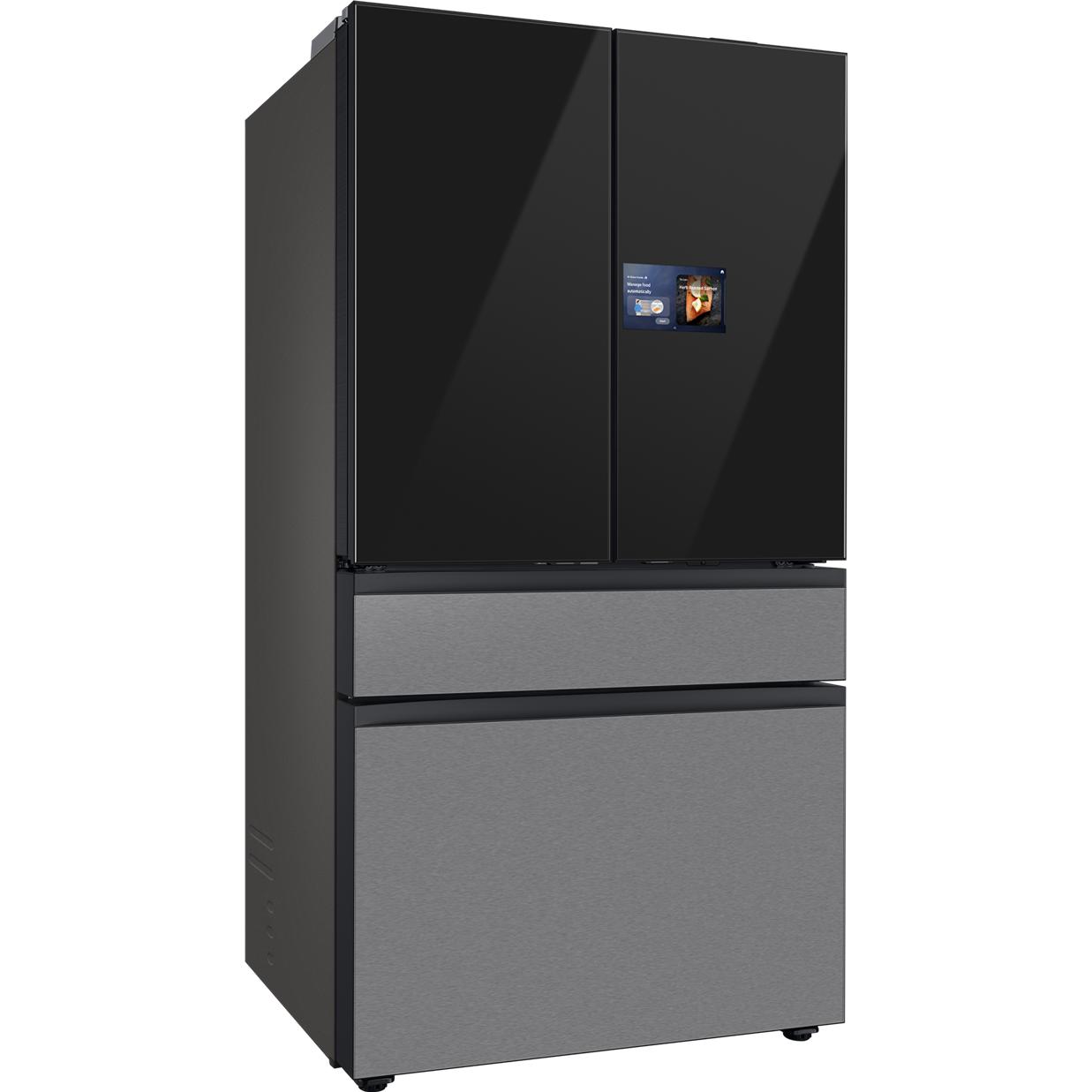 Samsung 36-Inch 29 Cu.Ft. Bespoke AI 4-Door French Door Refrigerator with AI Home Screen RF90F29BECRAA IMAGE 3