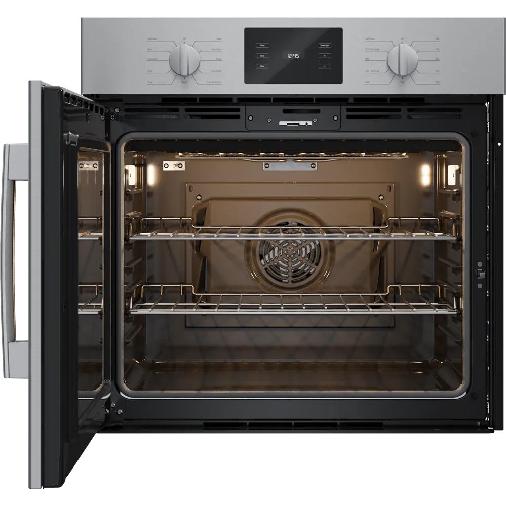 Bosch 30-inch, 4.6 cu. ft. Built-in Single Wall Oven with Convection Technology - Left SideOpening Door HBL5455LUC IMAGE 5