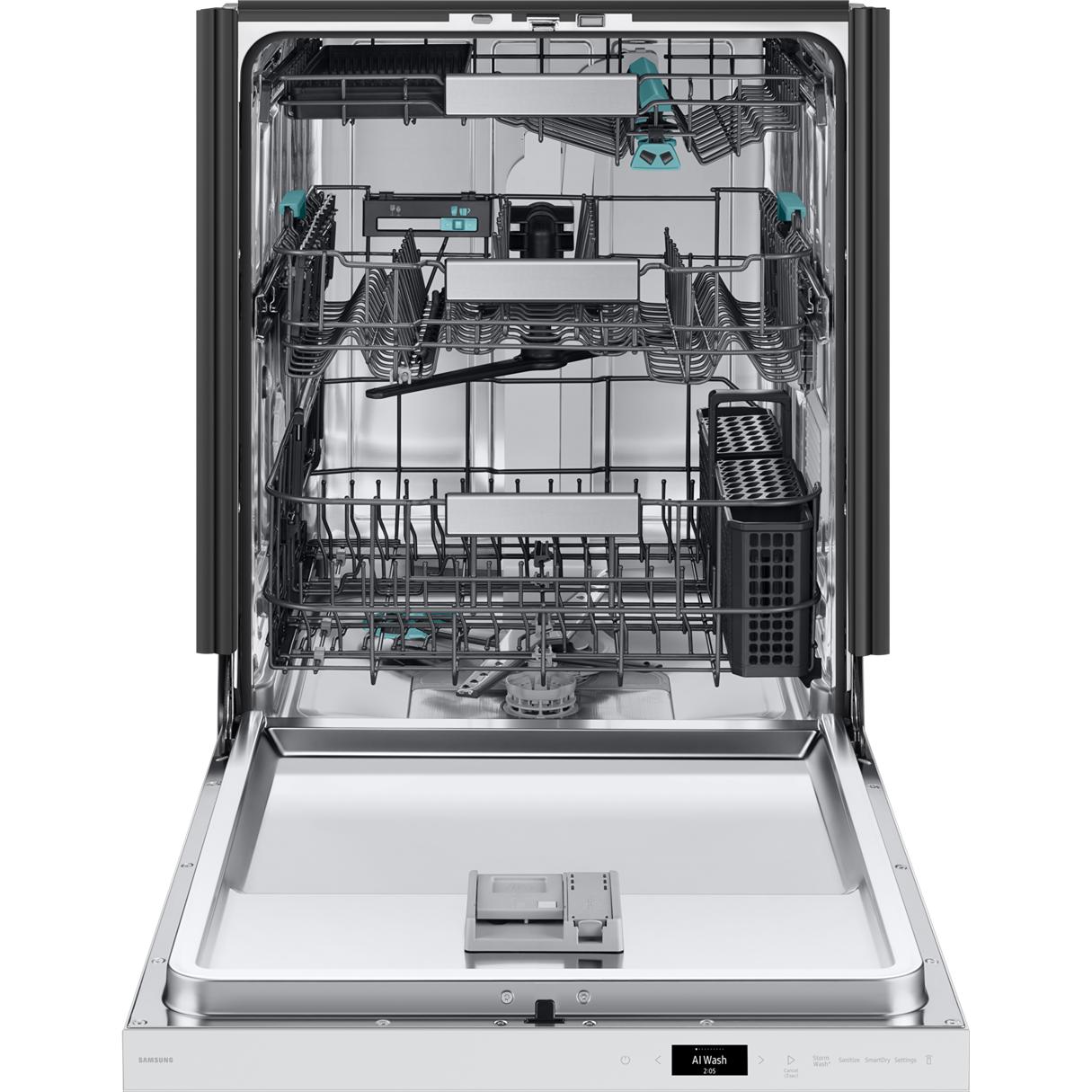 Samsung Bespoke Built-In Dishwasher with Third Rack and AI Wash DW90F89T0U12AA IMAGE 2