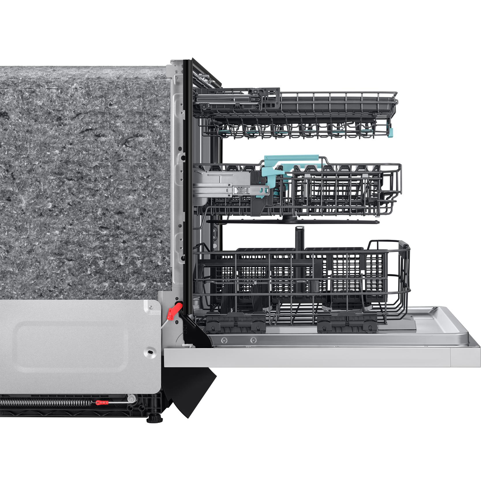 Samsung Bespoke Built-In Dishwasher with Third Rack and AI Wash DW90F89T0U12AA IMAGE 6