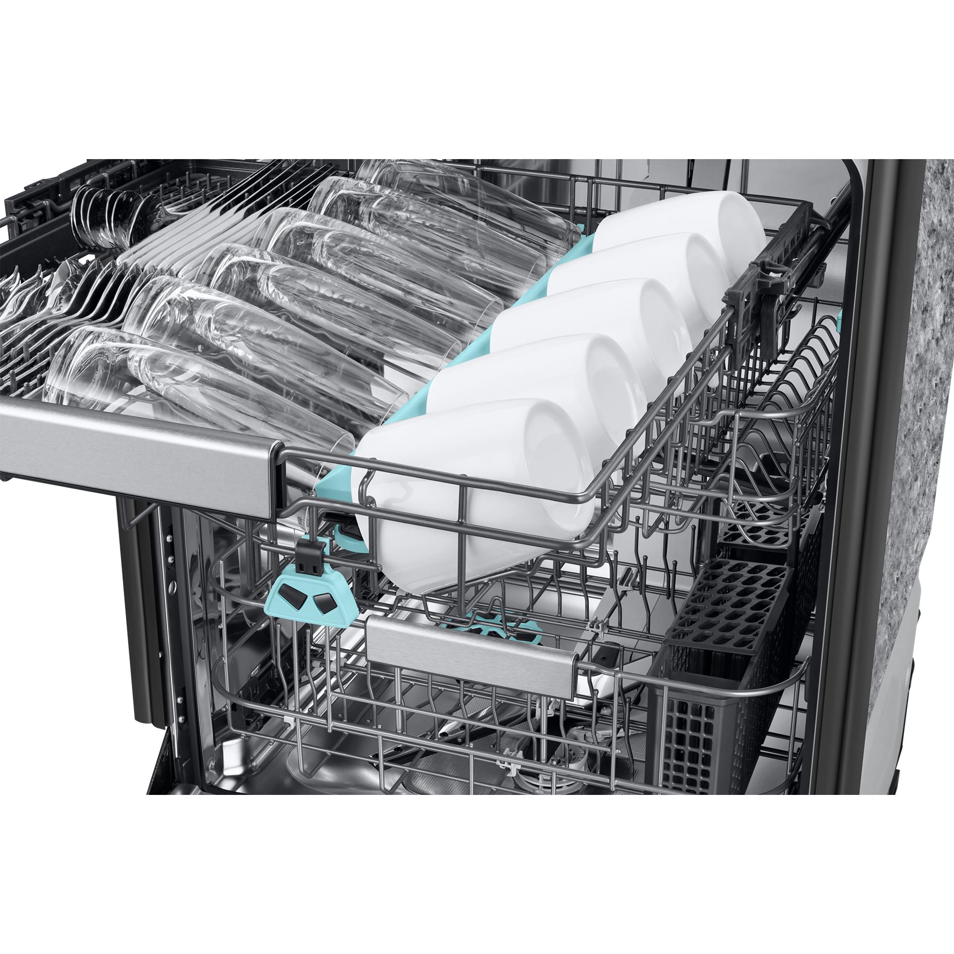 Samsung Bespoke Built-In Dishwasher with Third Rack and AI Wash DW90F89P0USRAA IMAGE 11