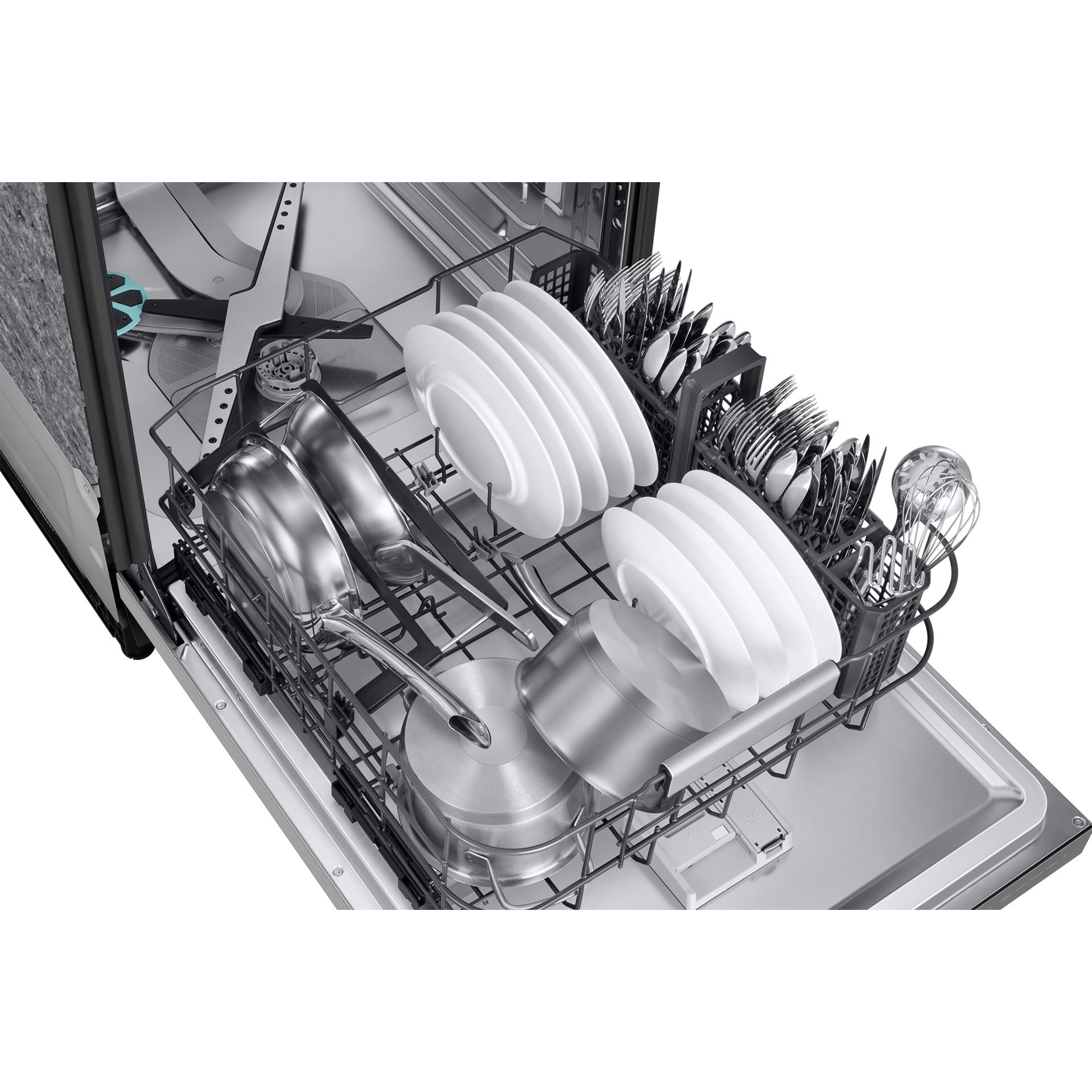 Samsung Bespoke Built-In Dishwasher with Third Rack and AI Wash DW90F89P0USRAA IMAGE 9