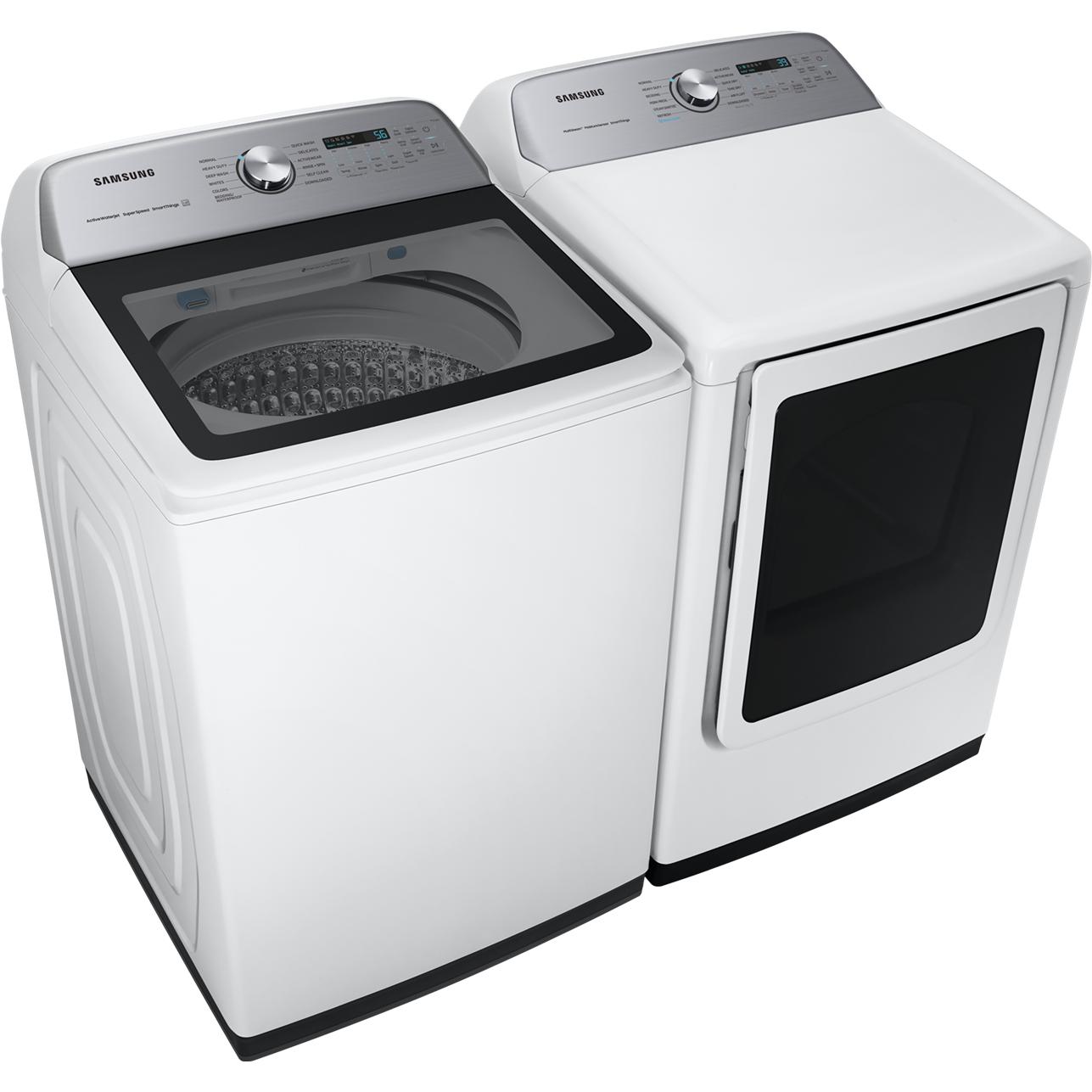Samsung 7.4 Cu.Ft. 5500 Series Electric Dryer with Steam DVE52DG5505W/AC IMAGE 13