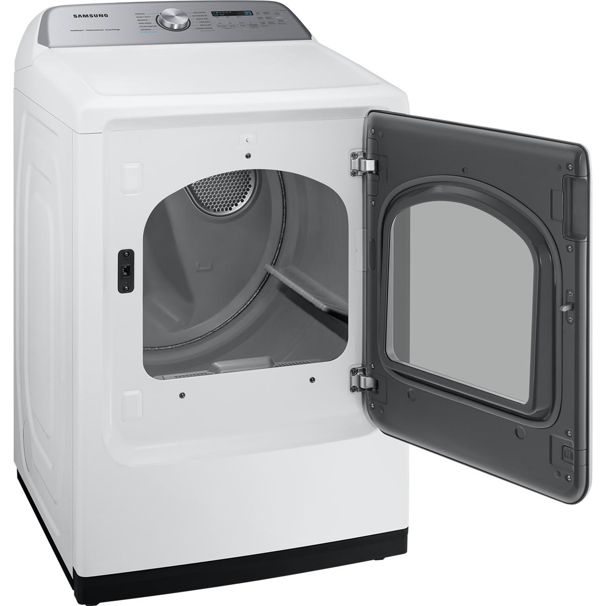 Samsung 7.4 Cu.Ft. 5500 Series Electric Dryer with Steam DVE52DG5505W/AC IMAGE 4