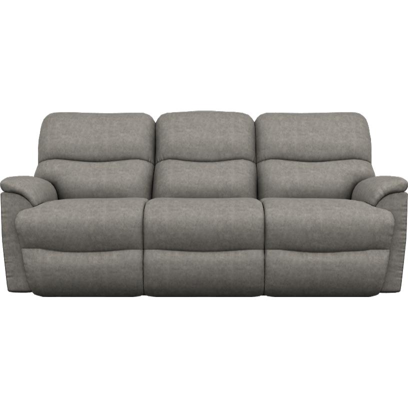La-Z-Boy Trouper Power Reclining Sofa w/ Headrest - Charcoal IMAGE 2