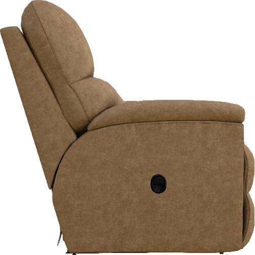 La-Z-Boy Trouper Reclining Loveseat w/ Console - Camel IMAGE 3
