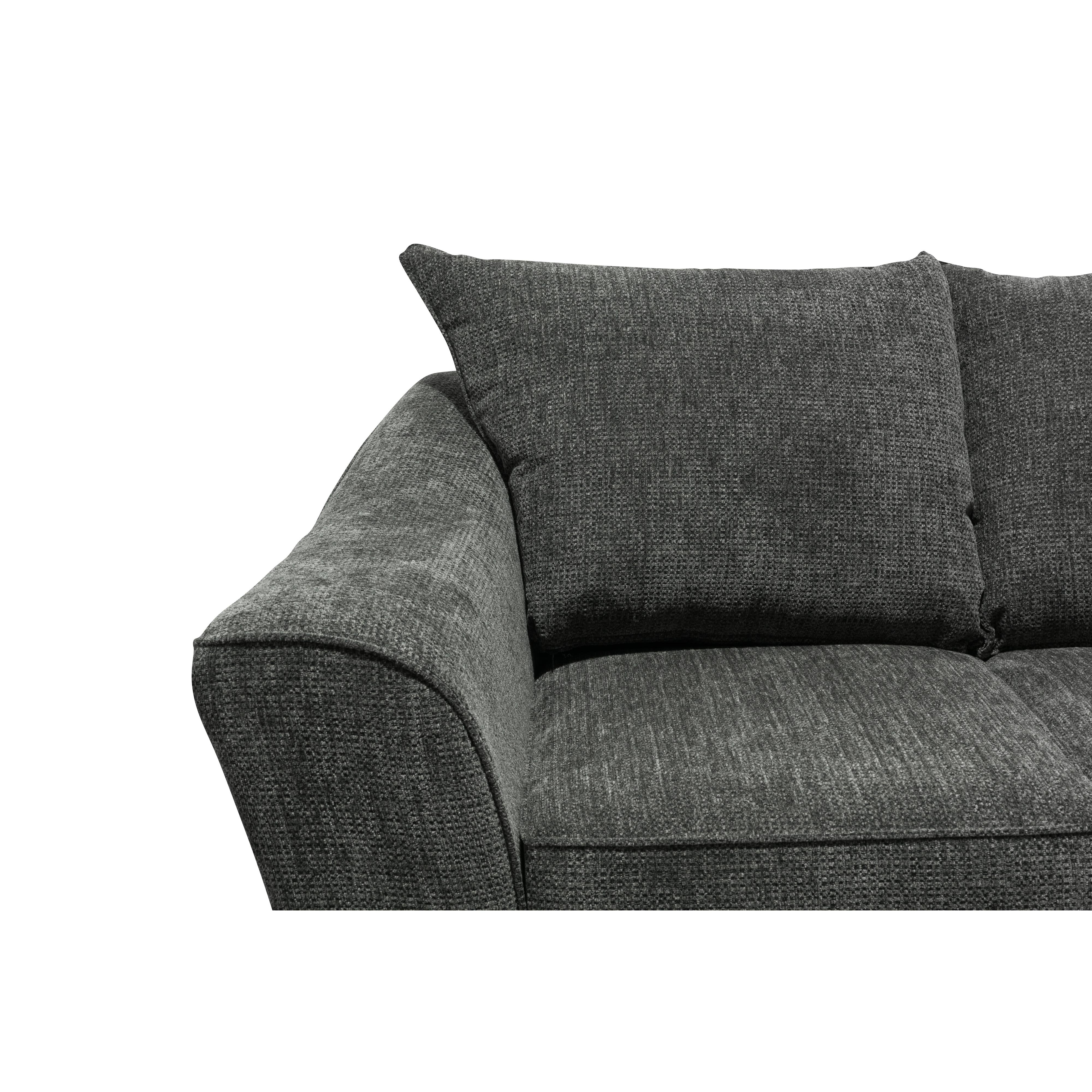 Minhas Furniture Stationary Fabric Sofa 1075 Sofa - Captive Dusk IMAGE 4