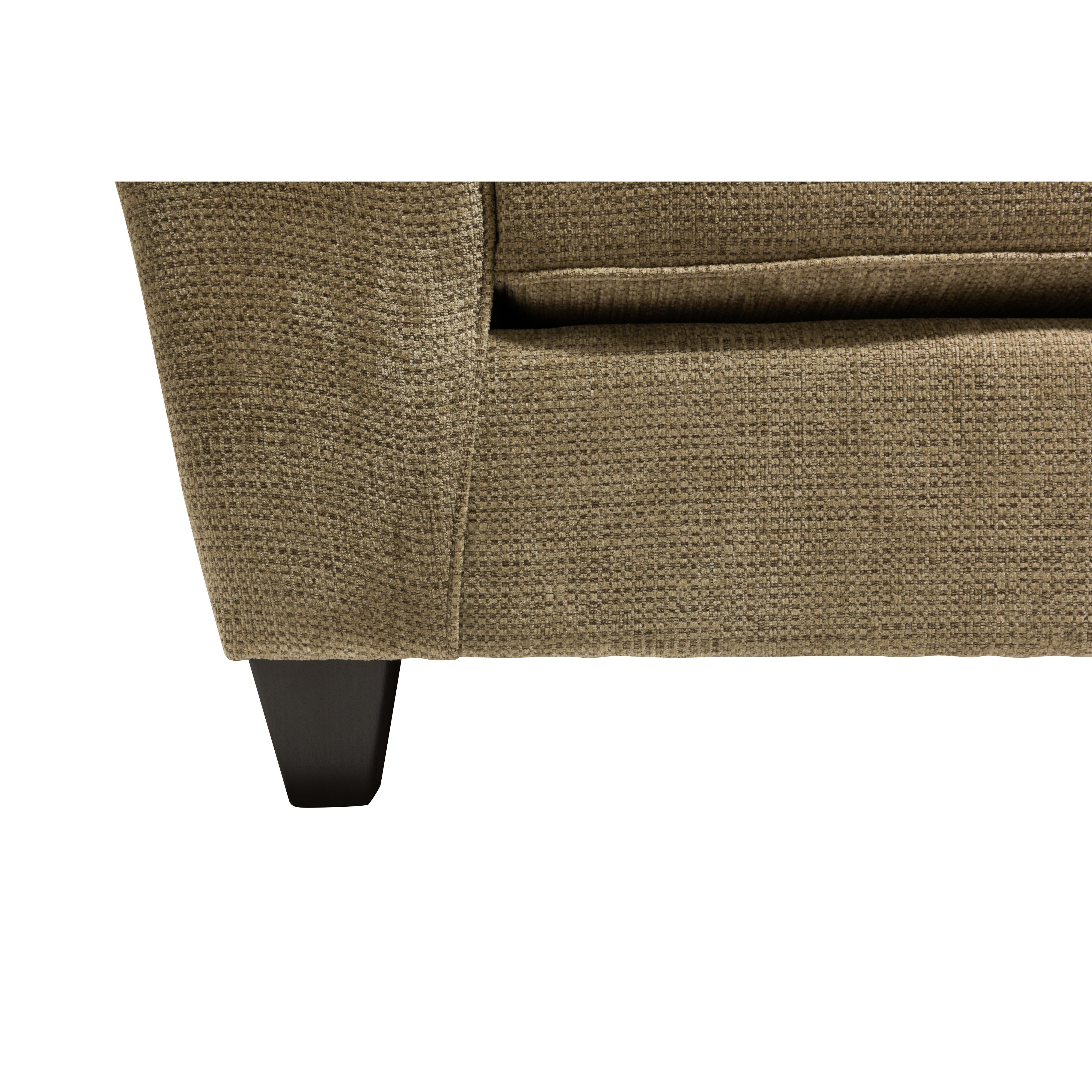 Minhas Furniture Stationary Fabric Loveseat 1075 Loveseat - Captive Brownstone IMAGE 5