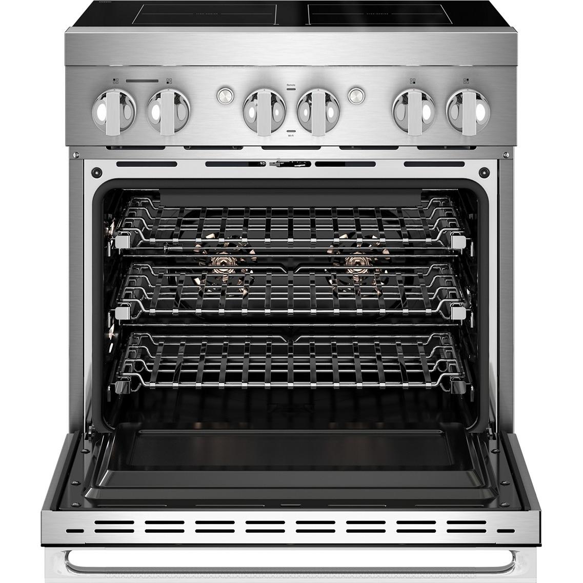 JennAir 30-inch, 4.1 cu. ft. Freestanding Induction Range with Wi-Fi JPIFC730RM IMAGE 2