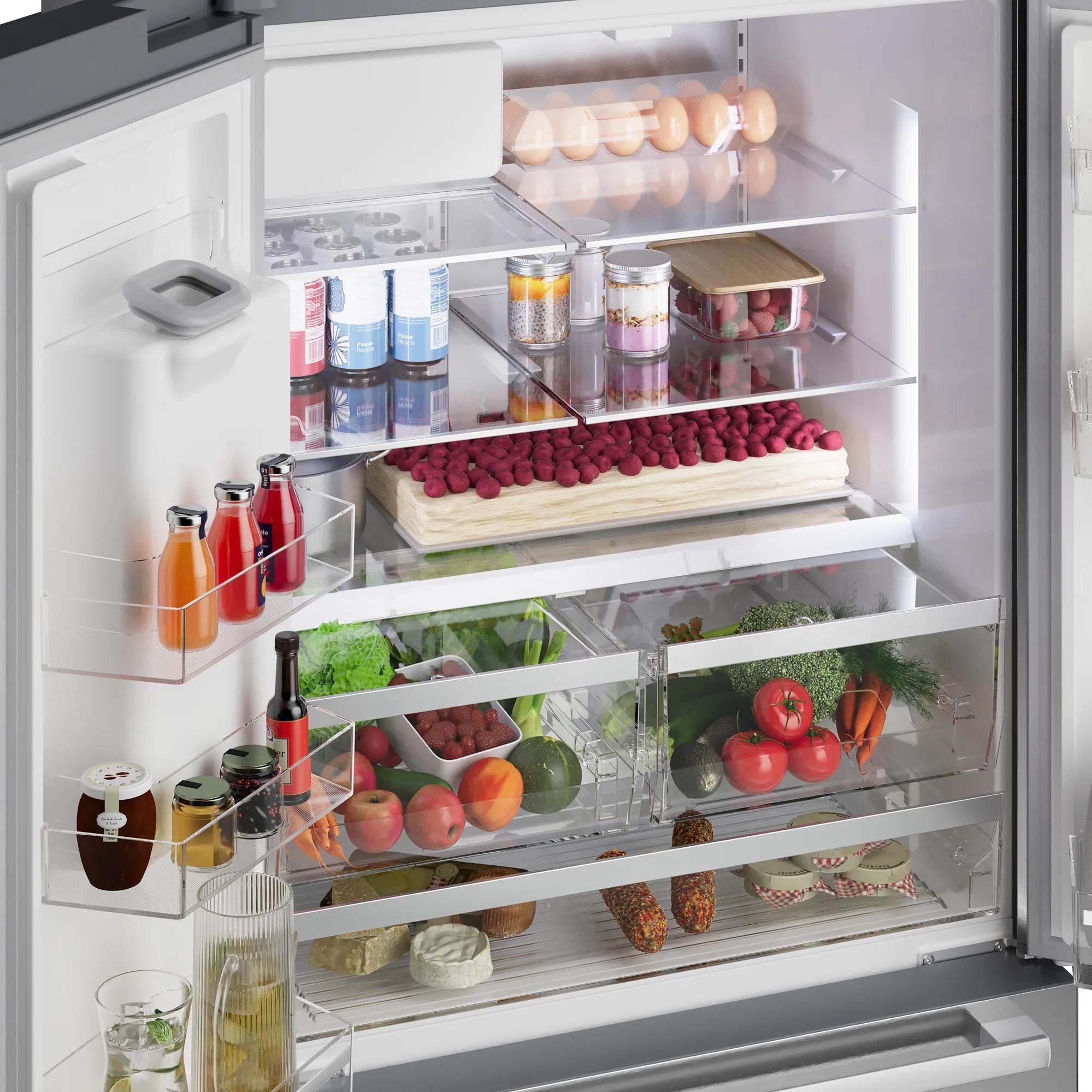 Bosch 36-inch, 21.6 cu. ft. Counter-Depth French 3-Door Refrigerator with Water and Ice Dispensing System B36CD52SNS IMAGE 8