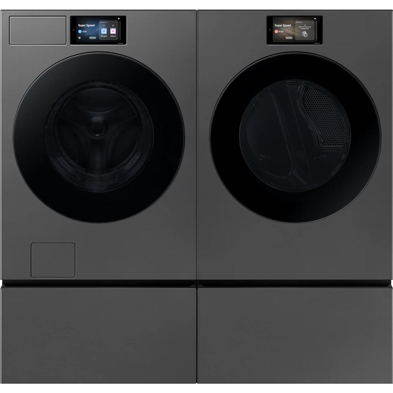 Samsung 6.1 Cu.Ft. F90 Series Bespoke AI Front Load Washer with AI Fabric Sensing WF90F53ADSA5 IMAGE 12