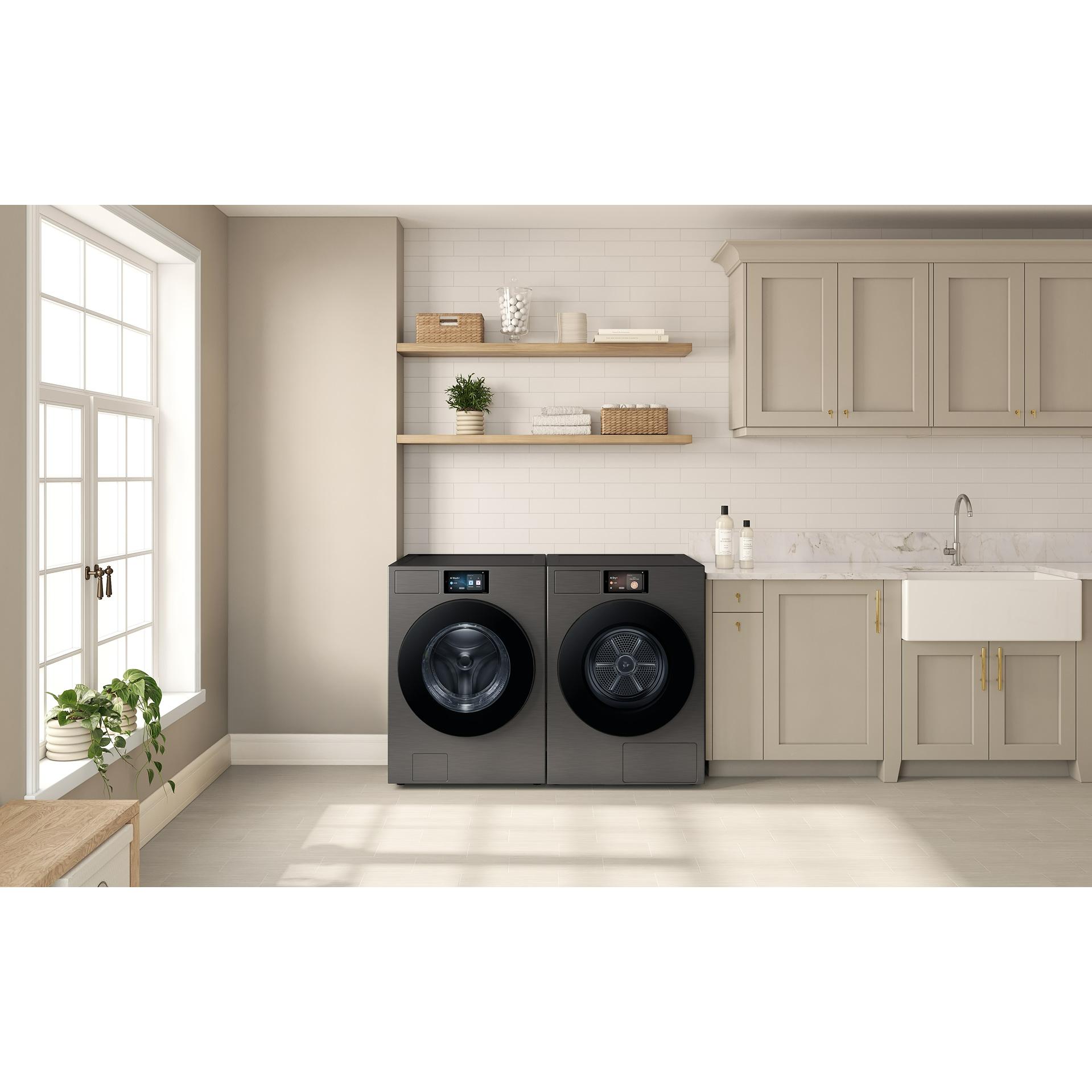 Samsung 6.1 Cu.Ft. F90 Series Bespoke AI Front Load Washer with AI Fabric Sensing WF90F53ADSA5 IMAGE 18