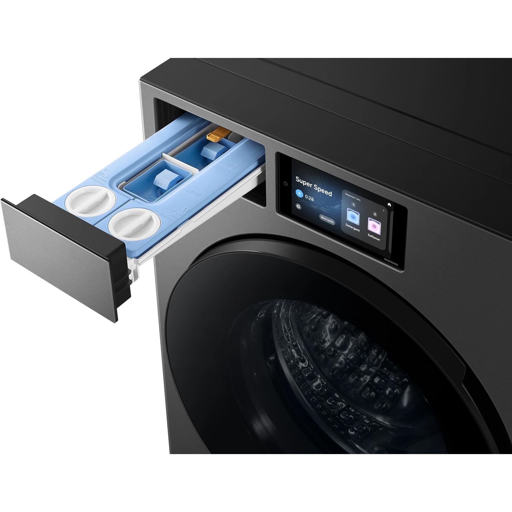 Samsung 6.1 Cu.Ft. F90 Series Bespoke AI Front Load Washer with AI Fabric Sensing WF90F53ADSA5 IMAGE 6