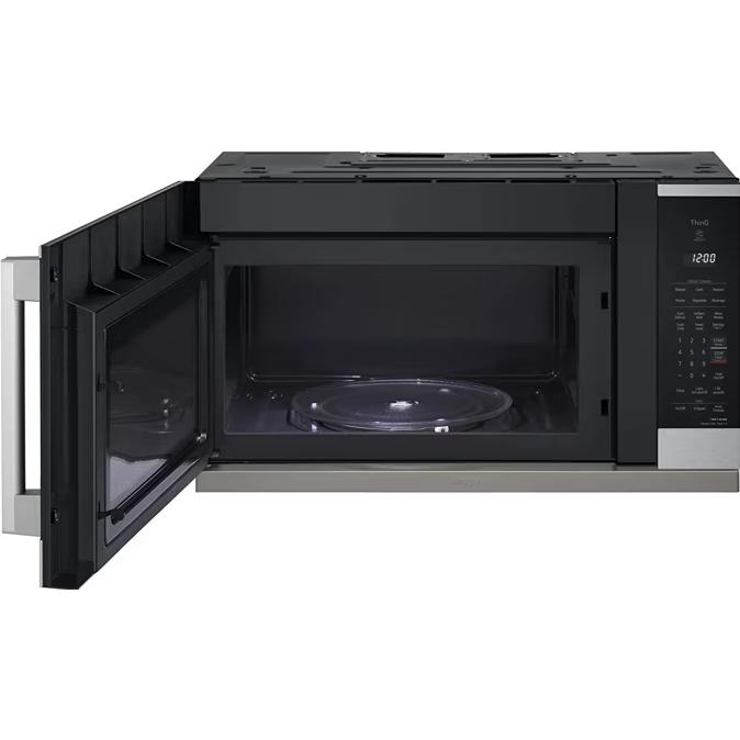 LG 30-inch, 2.1 cu. ft. Smart Over-the-Range Microwave Oven MVEL2125X IMAGE 4