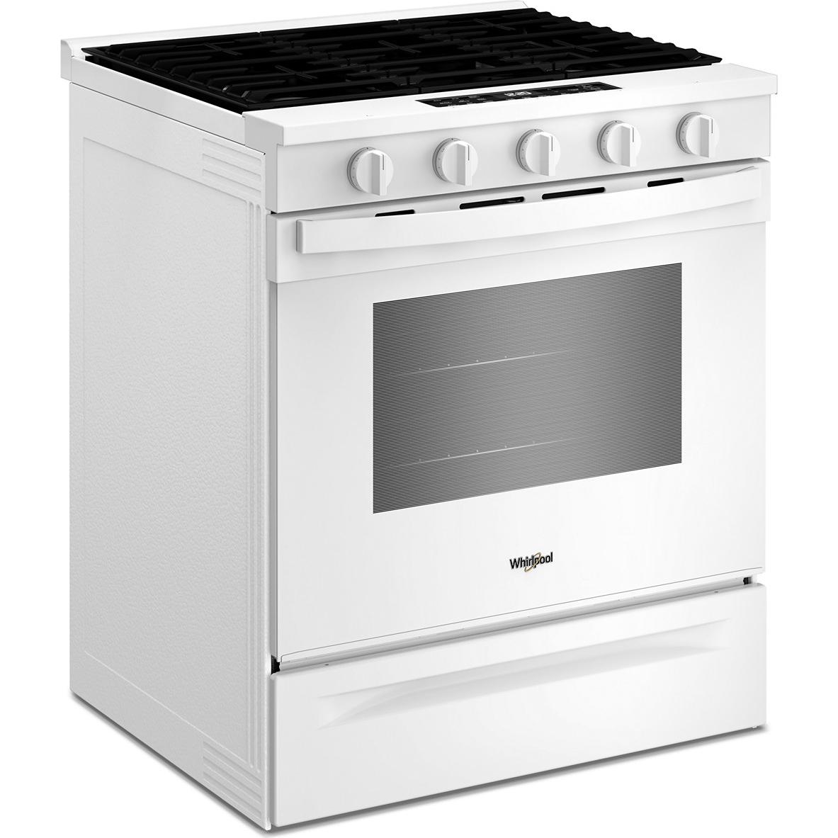 Whirlpool 30-inch Slide-In Gas Range with Wi-Fi WSGS5030SW IMAGE 4