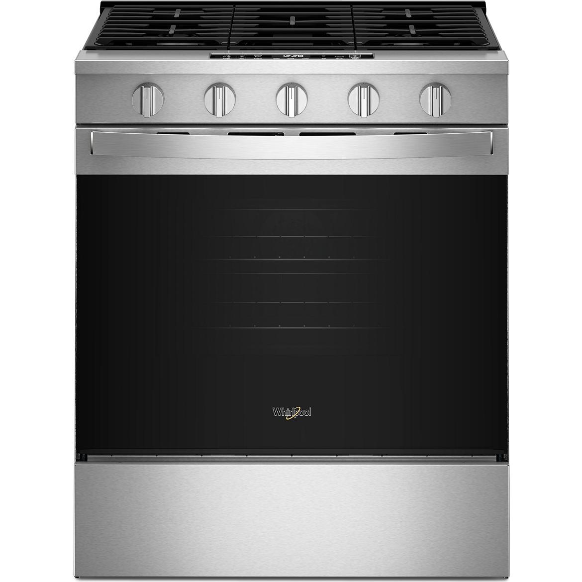 Whirlpool 30-inch Slide-In Gas Range with Wi-Fi WSGS5030SZ IMAGE 1