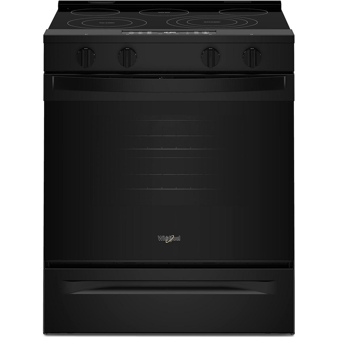 Whirlpool 30-inch Slide-In Electric Range with Wi-Fi YWSES5030SB IMAGE 1