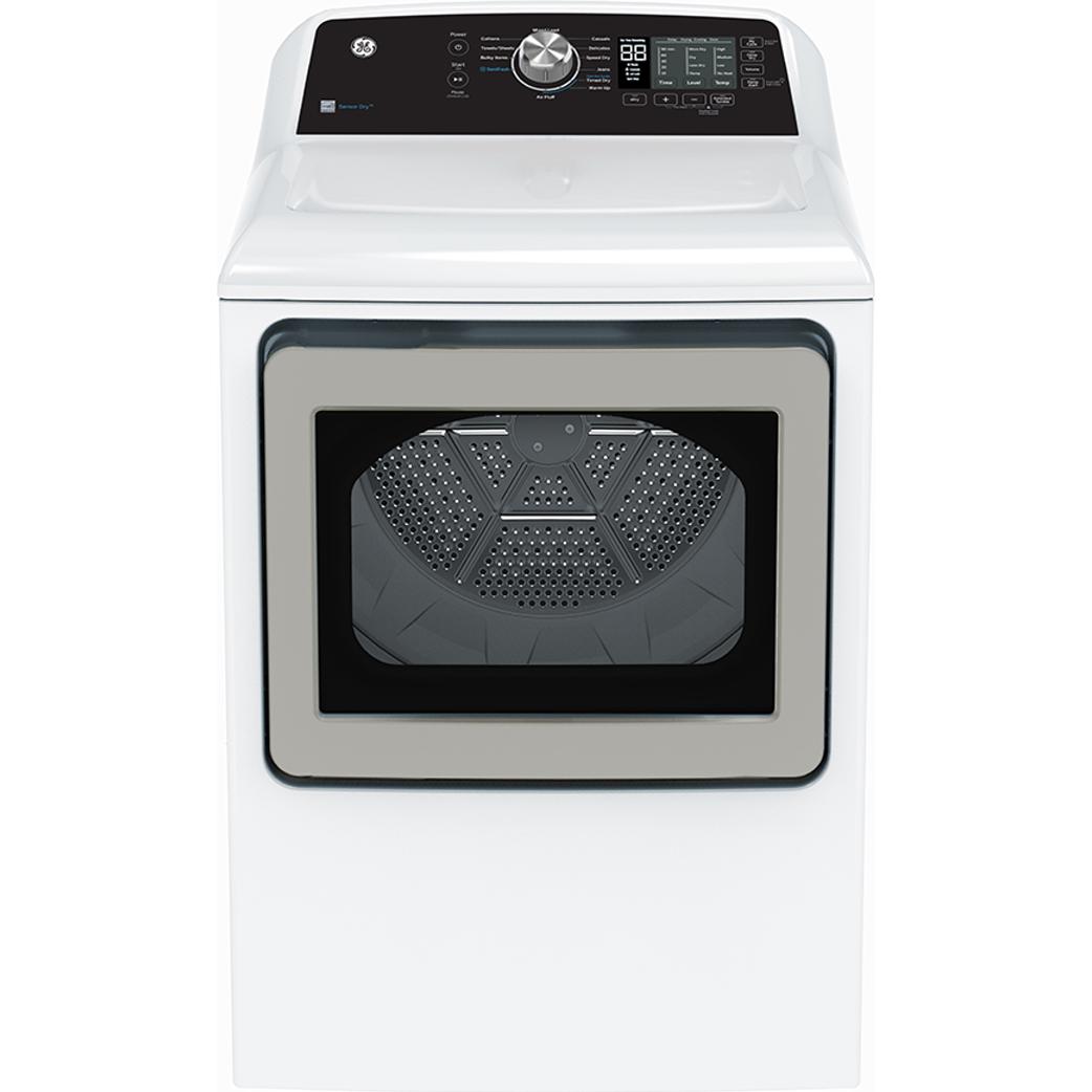GE 7.4 cu.ft. Top Load Electric Dryer with SaniFresh Cycle GTD68EBMRWS IMAGE 1