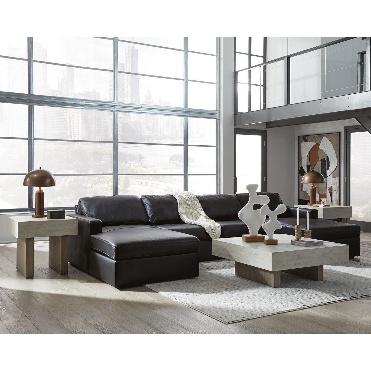 Signature Design by Ashley ModMax II 74305S19 4 pc Double Chaise Sectional IMAGE 3