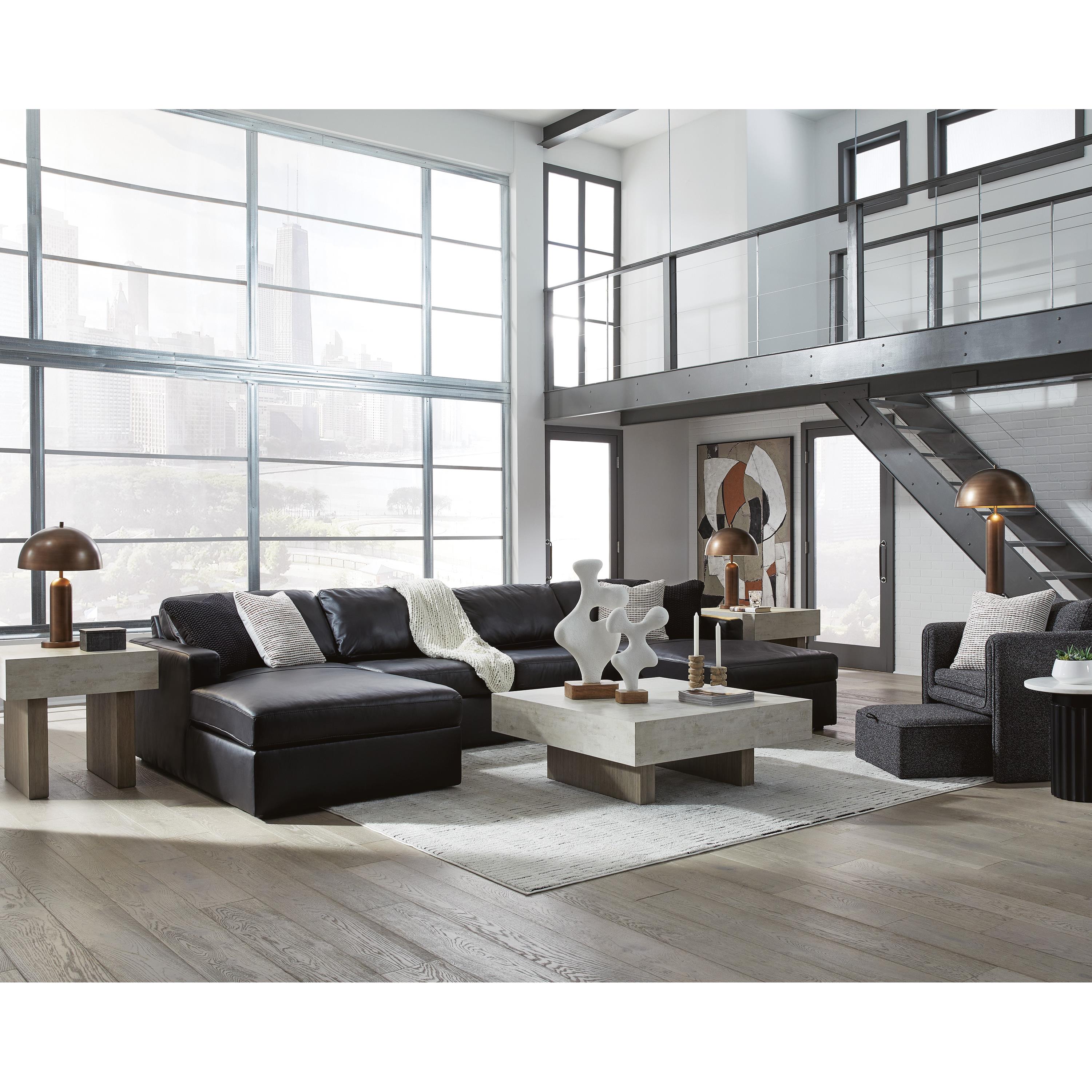 Signature Design by Ashley ModMax II 74305S19 4 pc Double Chaise Sectional IMAGE 4