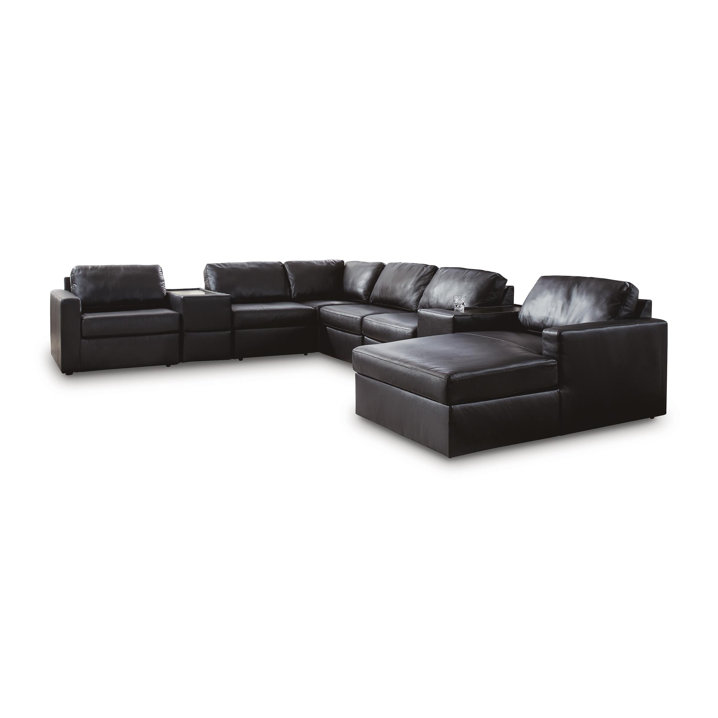 Signature Design by Ashley ModMax II 74305S42 8 pc Sectional with Chaise and Storage Consoles IMAGE 1
