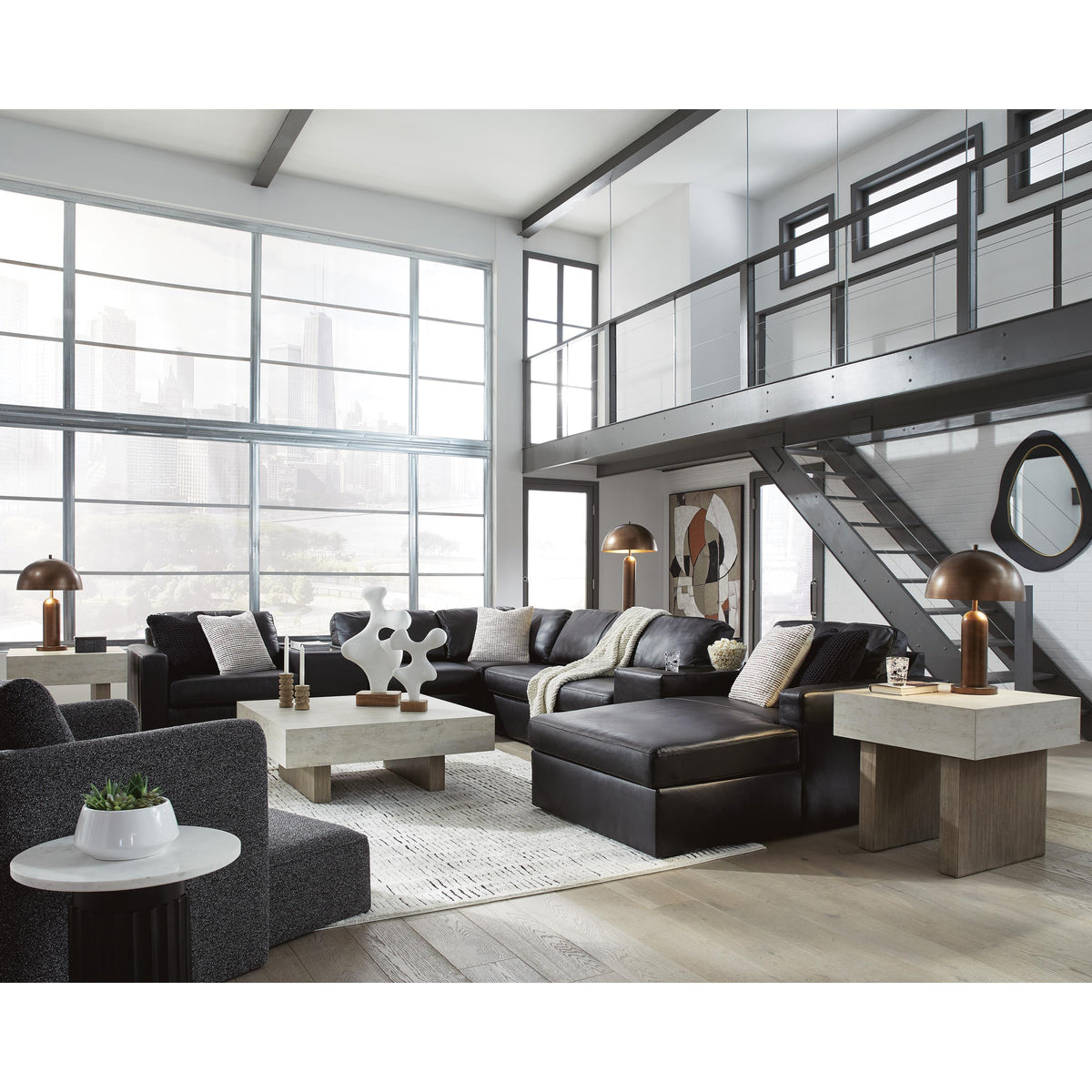 Signature Design by Ashley ModMax II 74305S42 8 pc Sectional with Chaise and Storage Consoles IMAGE 5