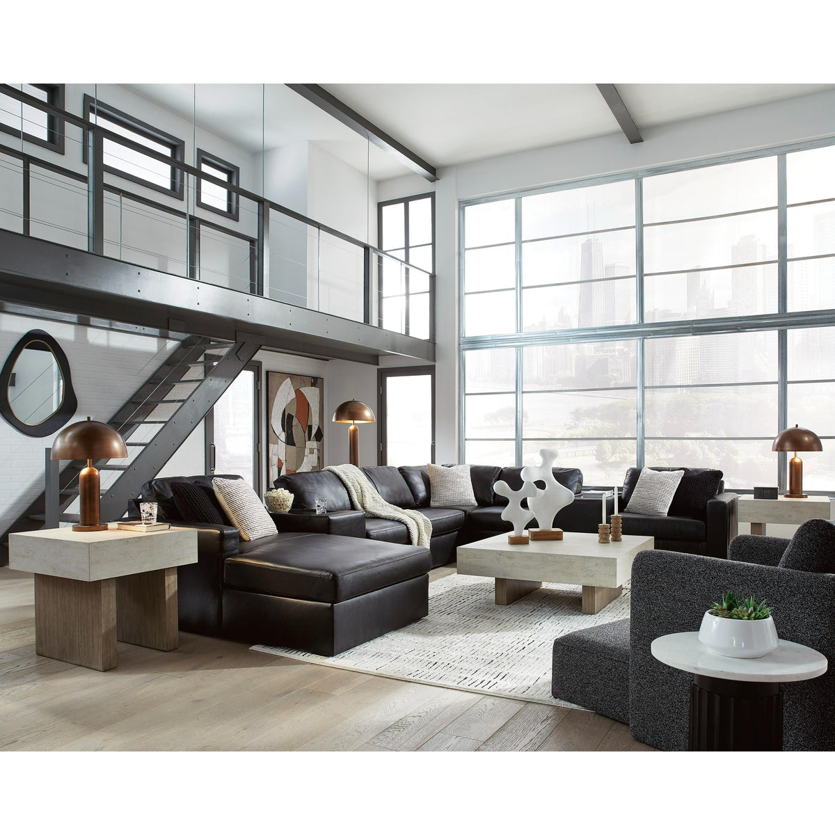 Signature Design by Ashley ModMax II 74305S43 8 pc Sectional with Chaise and Storage Consoles IMAGE 5