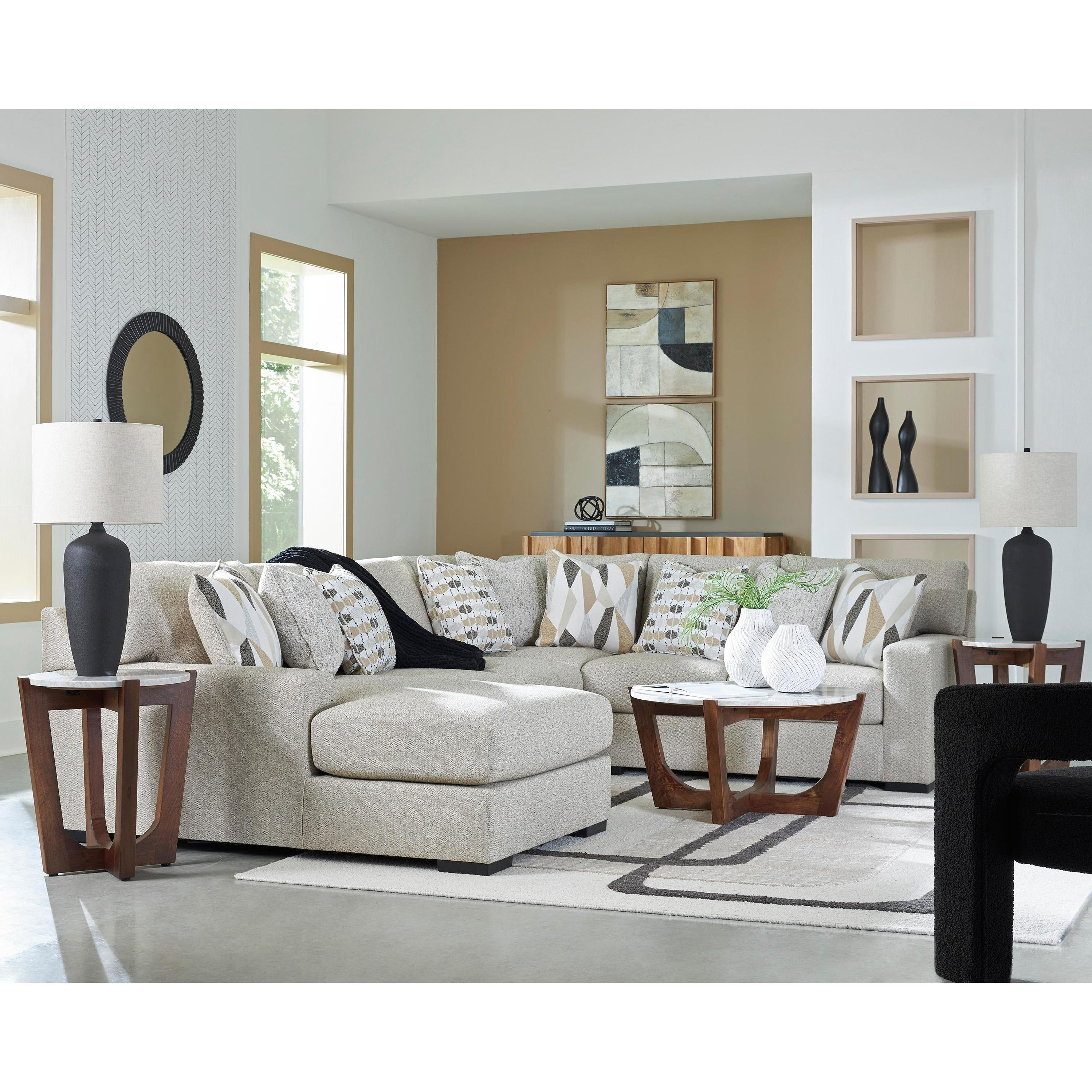 Benchcraft Laurelgrove 75105S1 4 pc Sectional with Chaise IMAGE 4