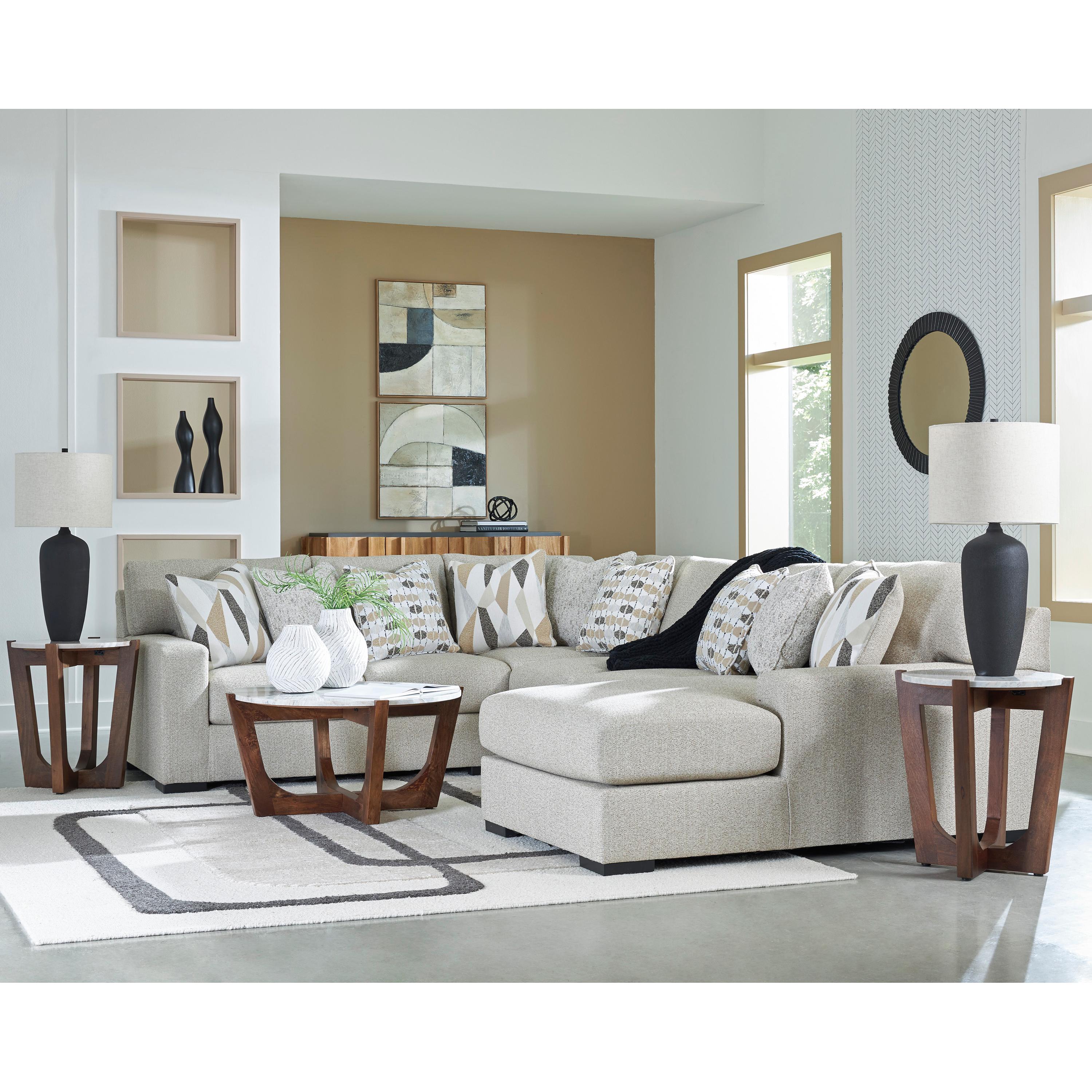 Benchcraft Laurelgrove 75105S2 4 pc Sectional with Chaise IMAGE 3