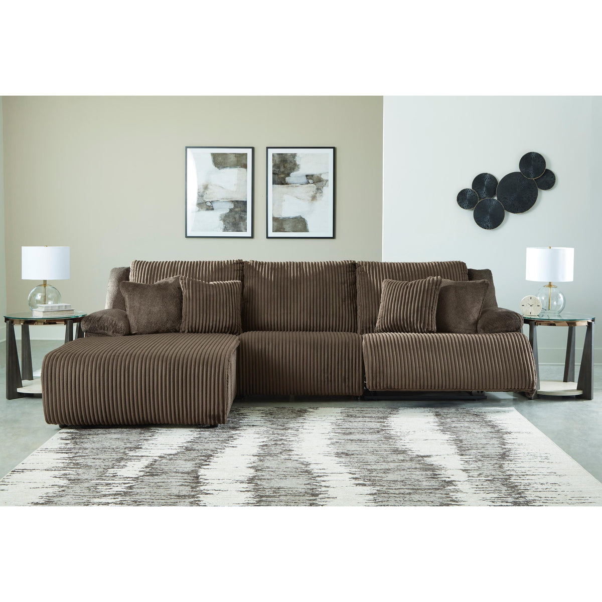 Signature Design by Ashley Top Tier 92705S11 3 pc Sofa Chaise Sectional IMAGE 3