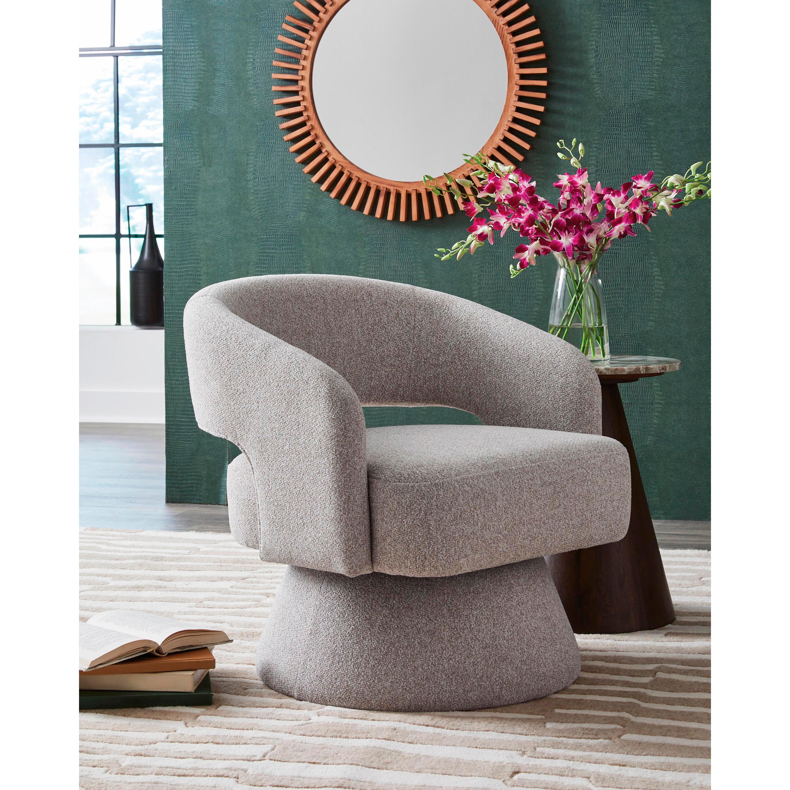 Signature Design by Ashley Nashkins A3000757 Swivel Accent Chair IMAGE 5