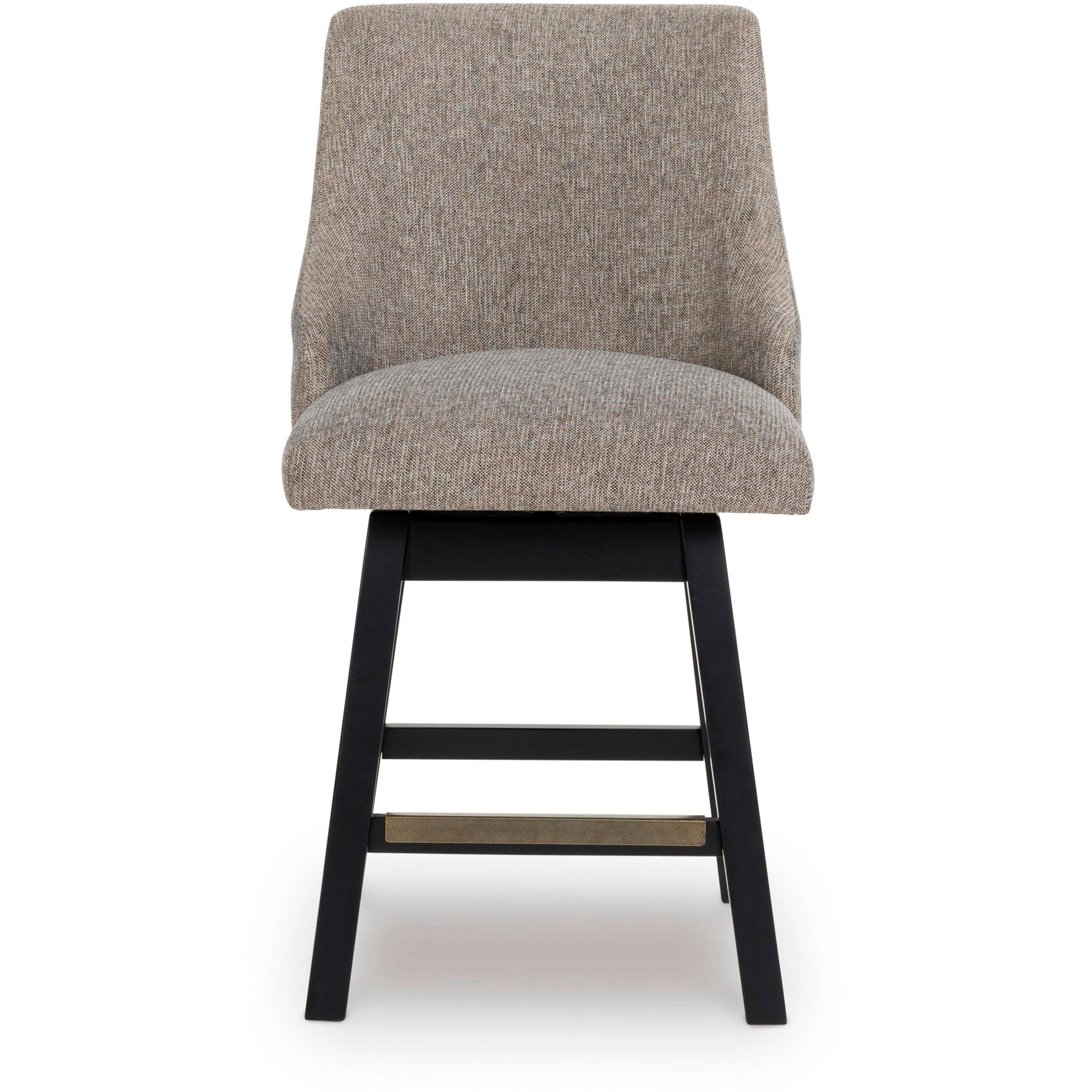 Signature Design by Ashley Neymorton D618-224 Upholstered Swivel Barstool IMAGE 2